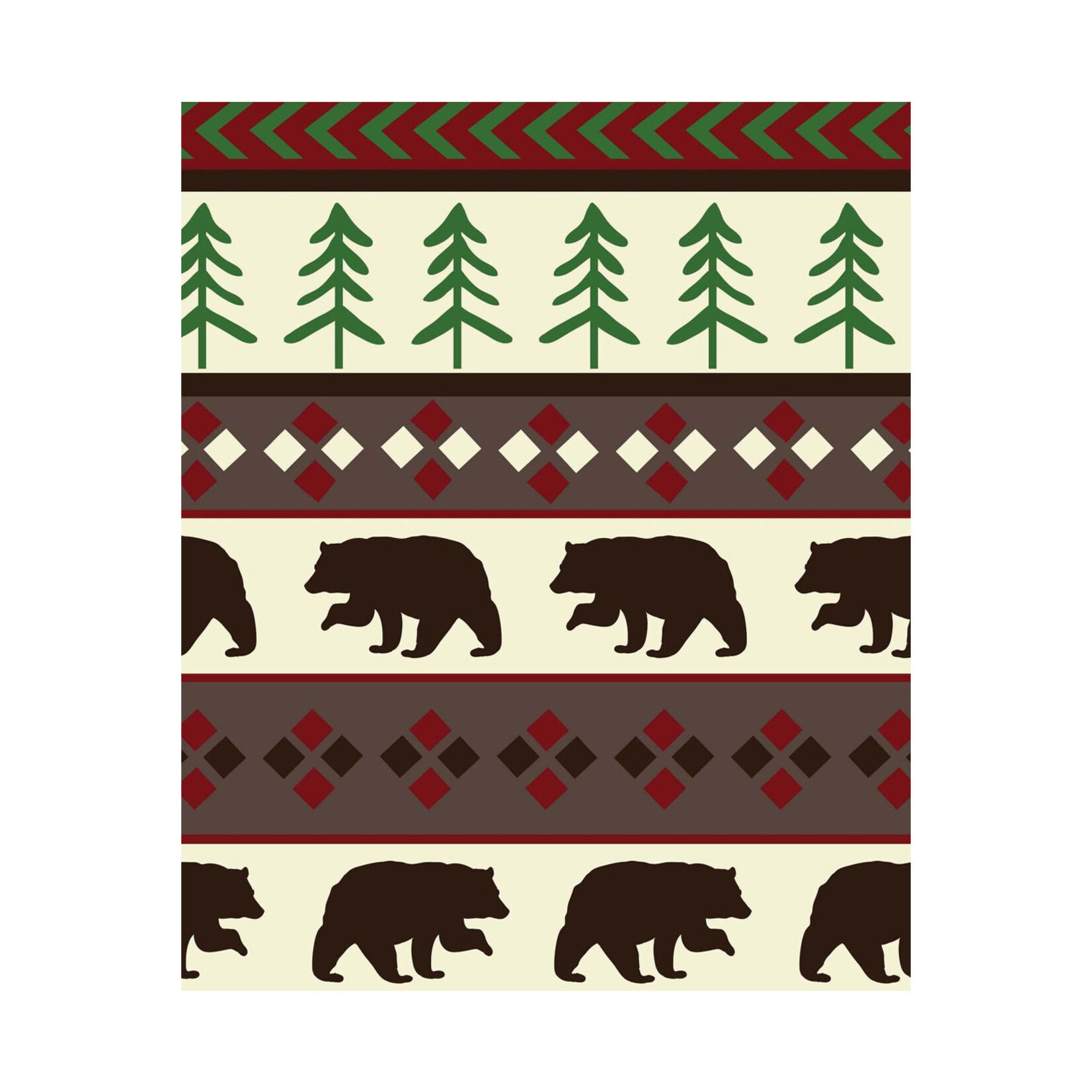 LazyOne Women's Robe - Bear Fair Isle