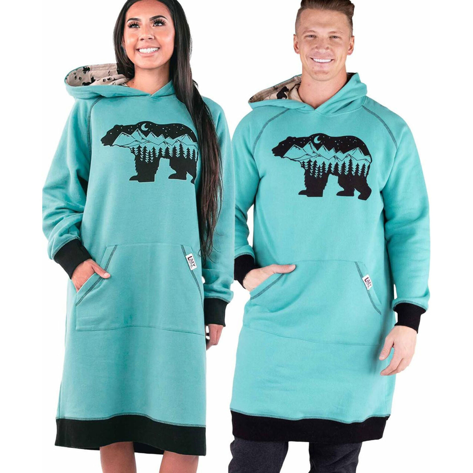 Lazy One Sleep Hoodie - Mountain Bear