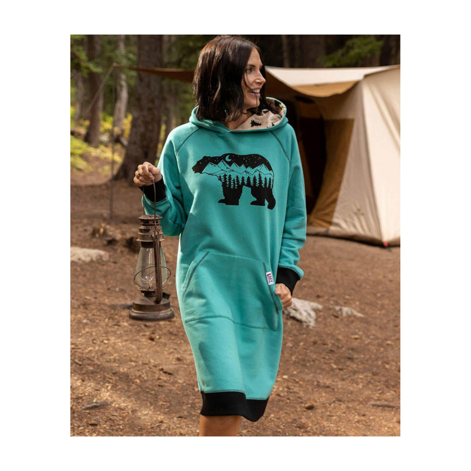 Lazy One Sleep Hoodie - Mountain Bear