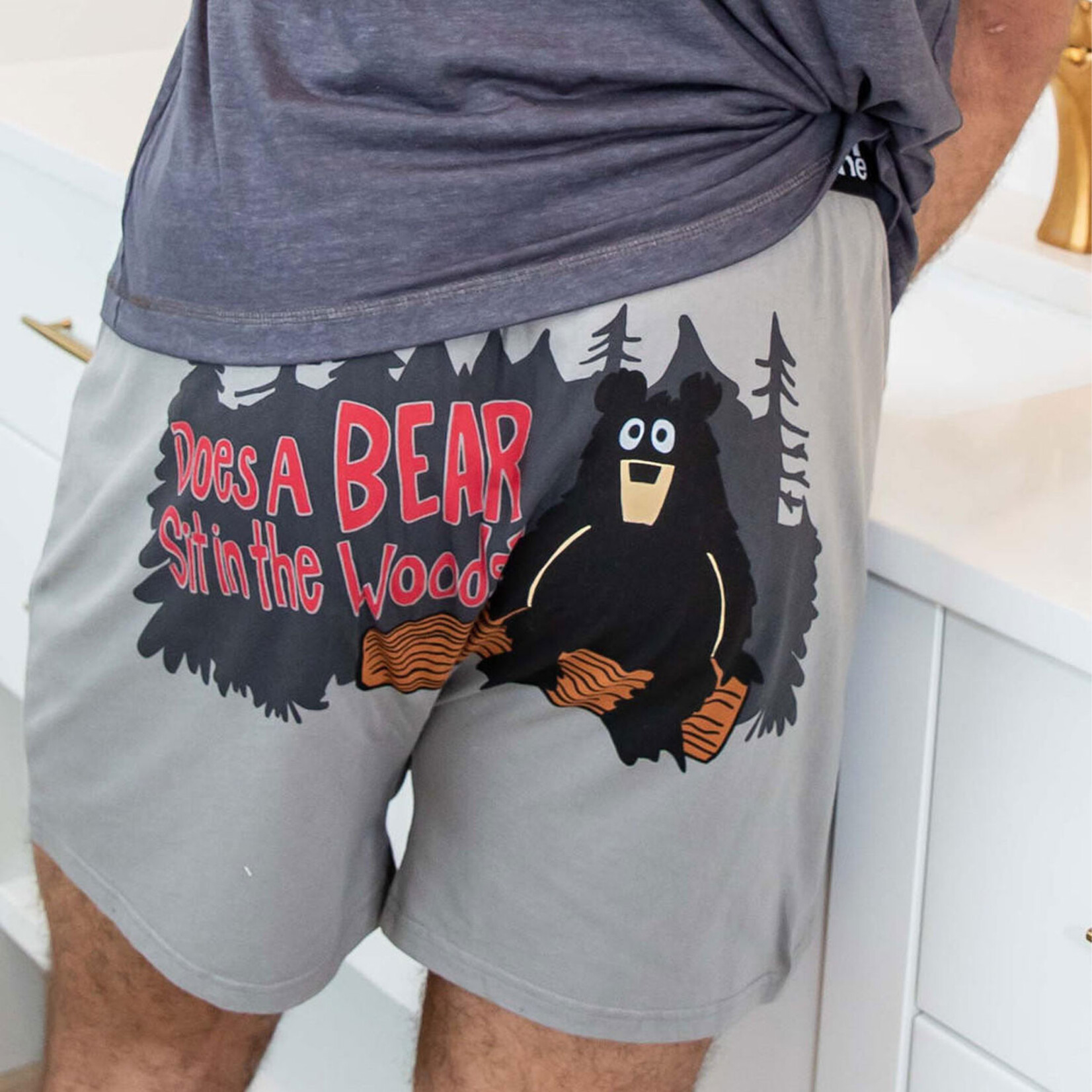 Lazy One Men's Boxer Shorts - Does A Bear Sit in the Woods?