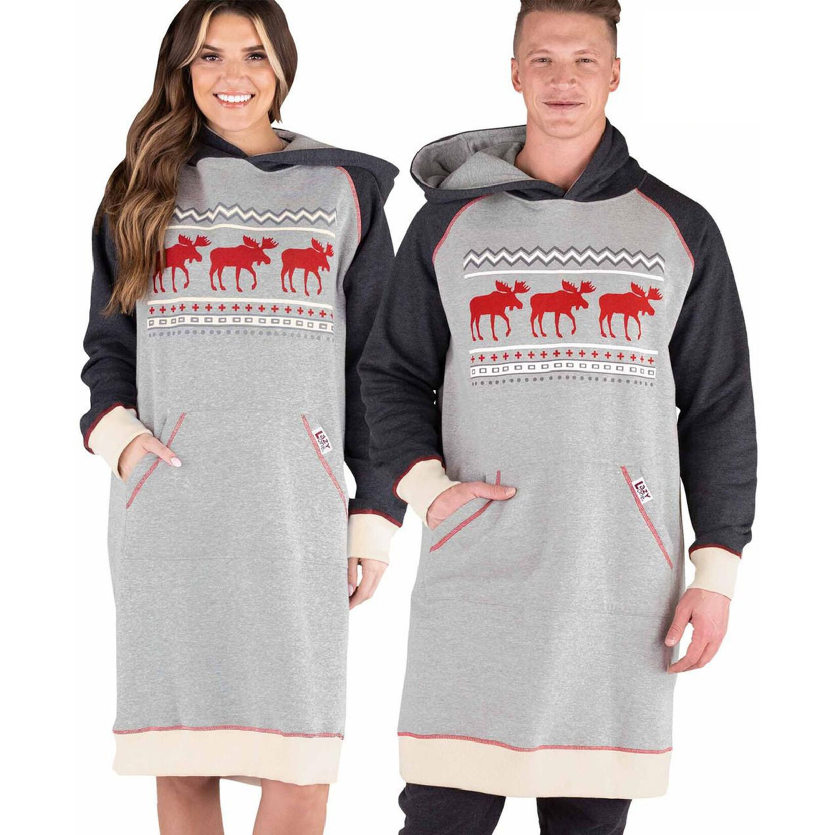 LazyOne Sleep Hoodie - Cabin Moose