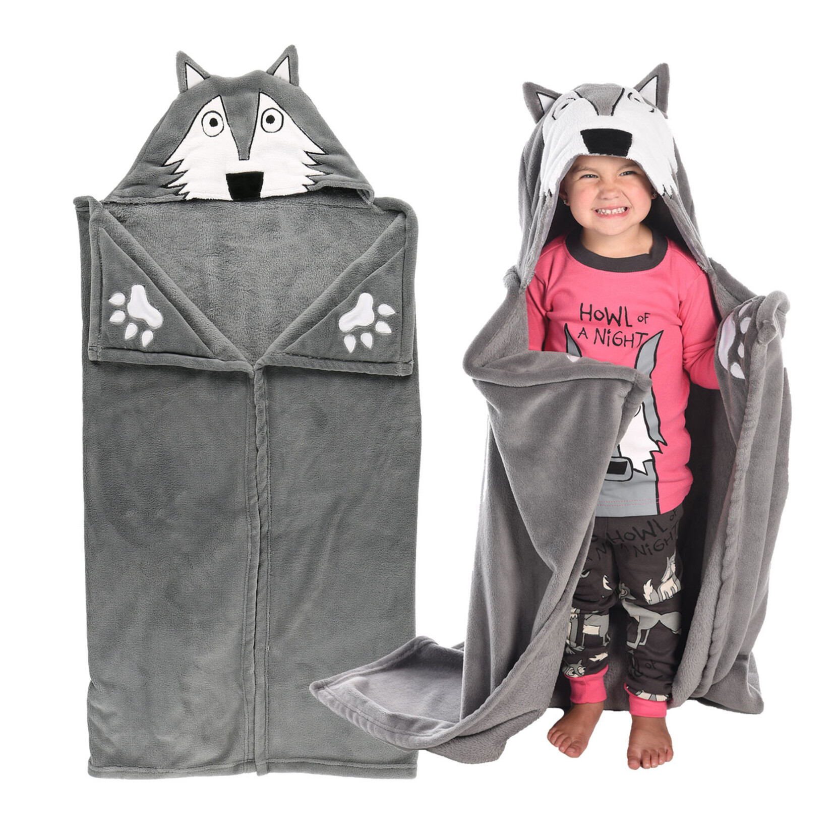 LazyOne Kid's Critter Blanket