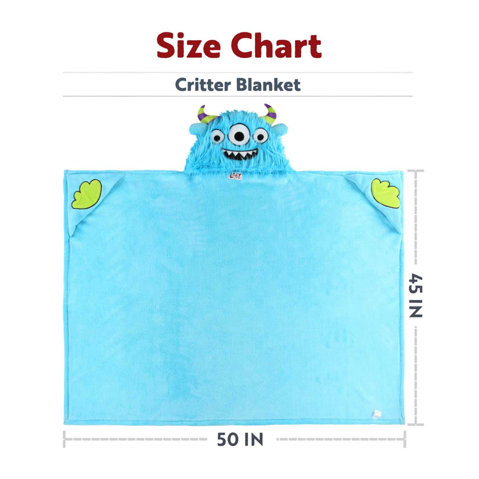 LazyOne Kid's Critter Blanket