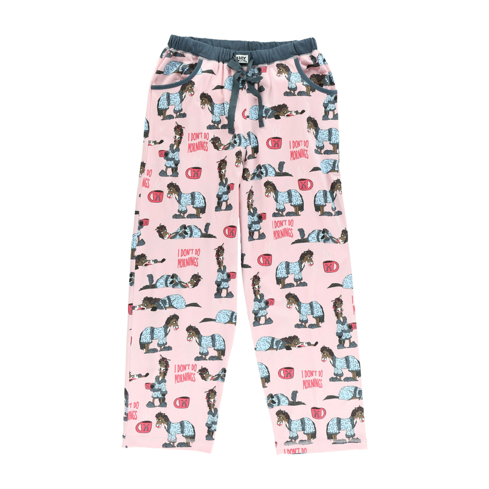 Lazy One Women's PJ Tee / PJ Pants - I Don't Do Mornings