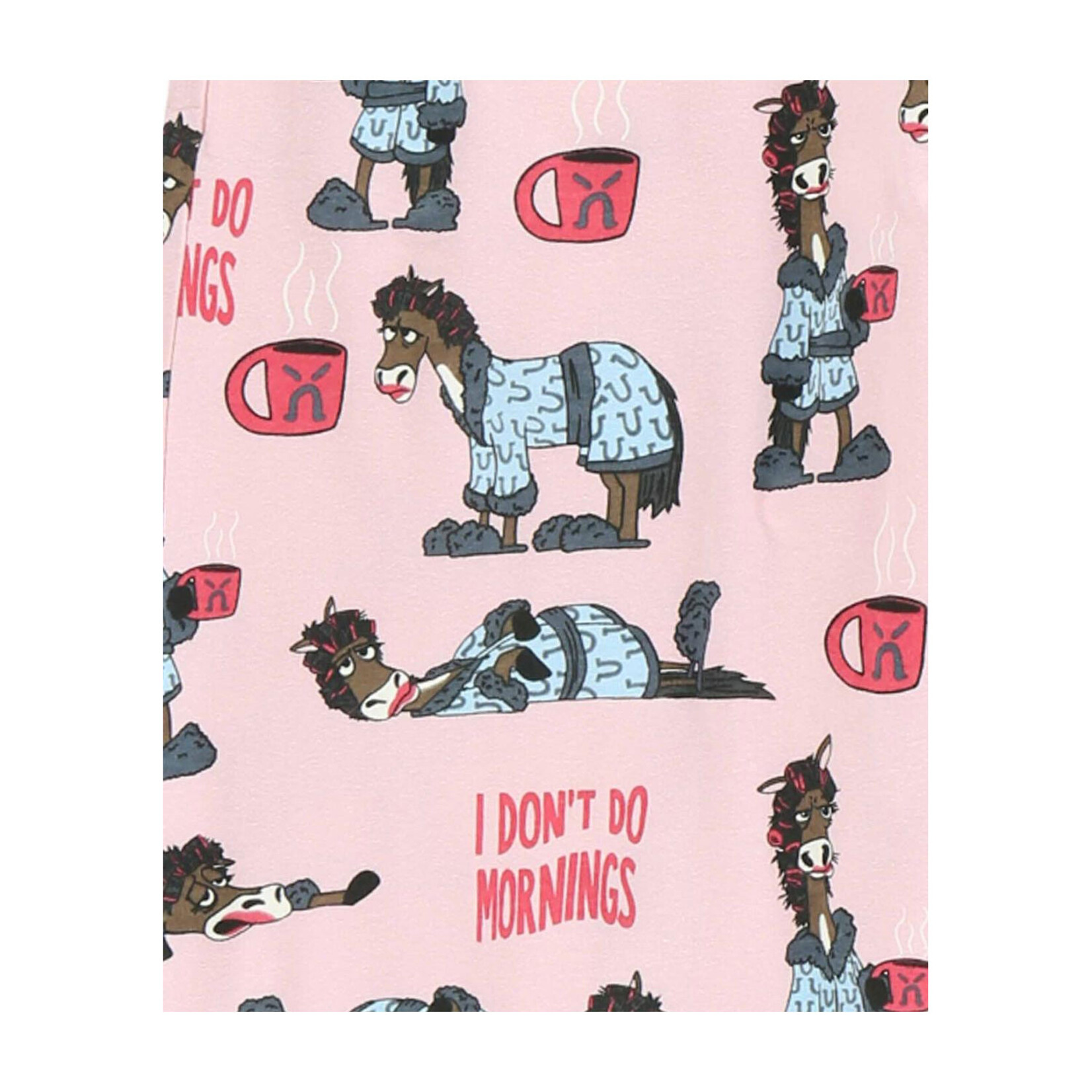 Lazy One Women's PJ Tee / PJ Pants - I Don't Do Mornings