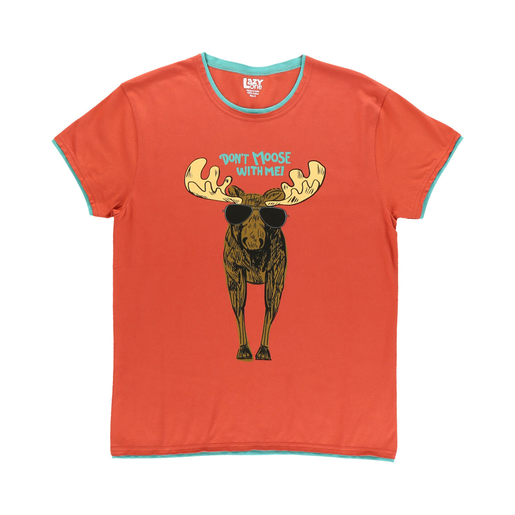 LazyOne Women's Don't Moose with Me - PJ Tee / PJ Pants