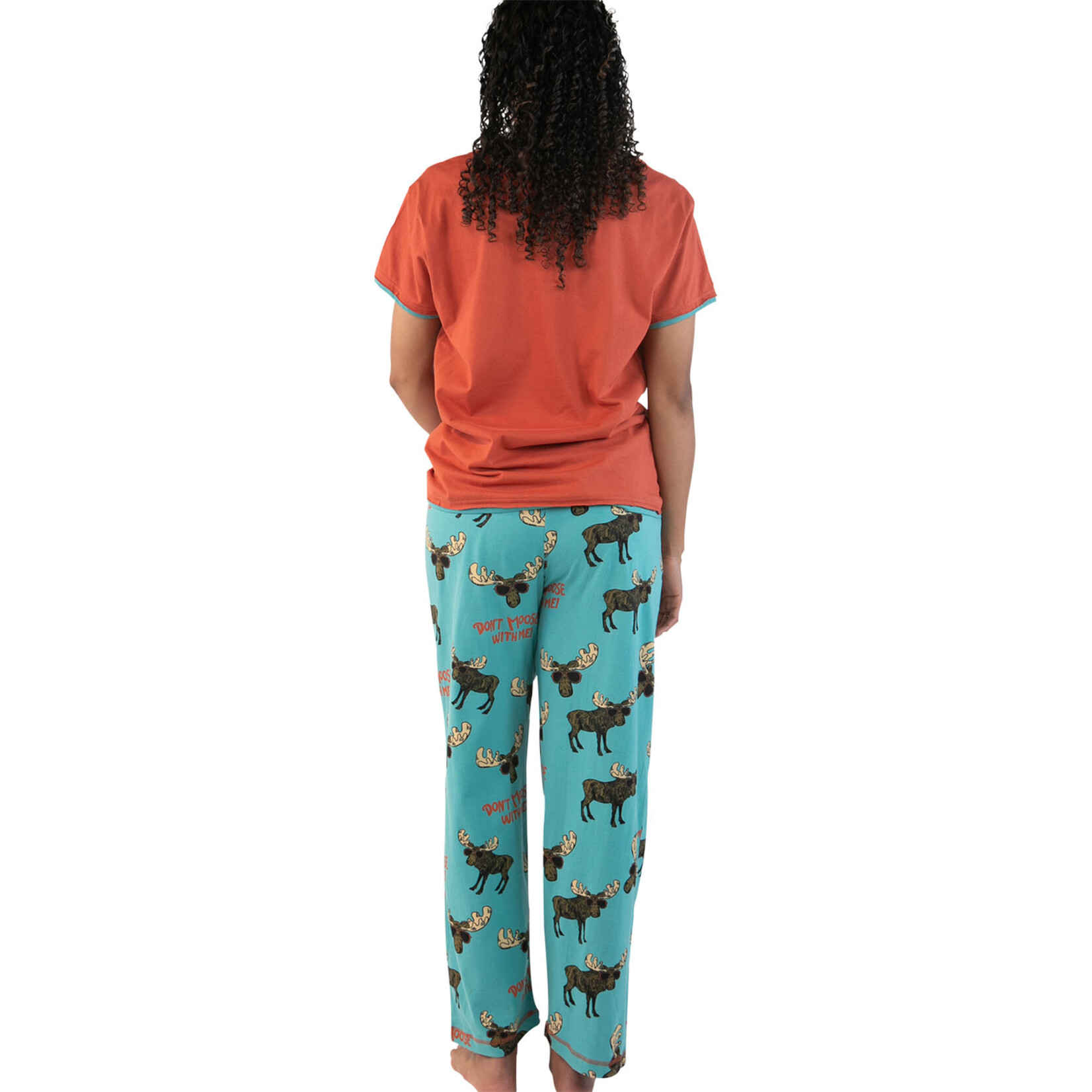 LazyOne Women's Don't Moose with Me - PJ Tee / PJ Pants