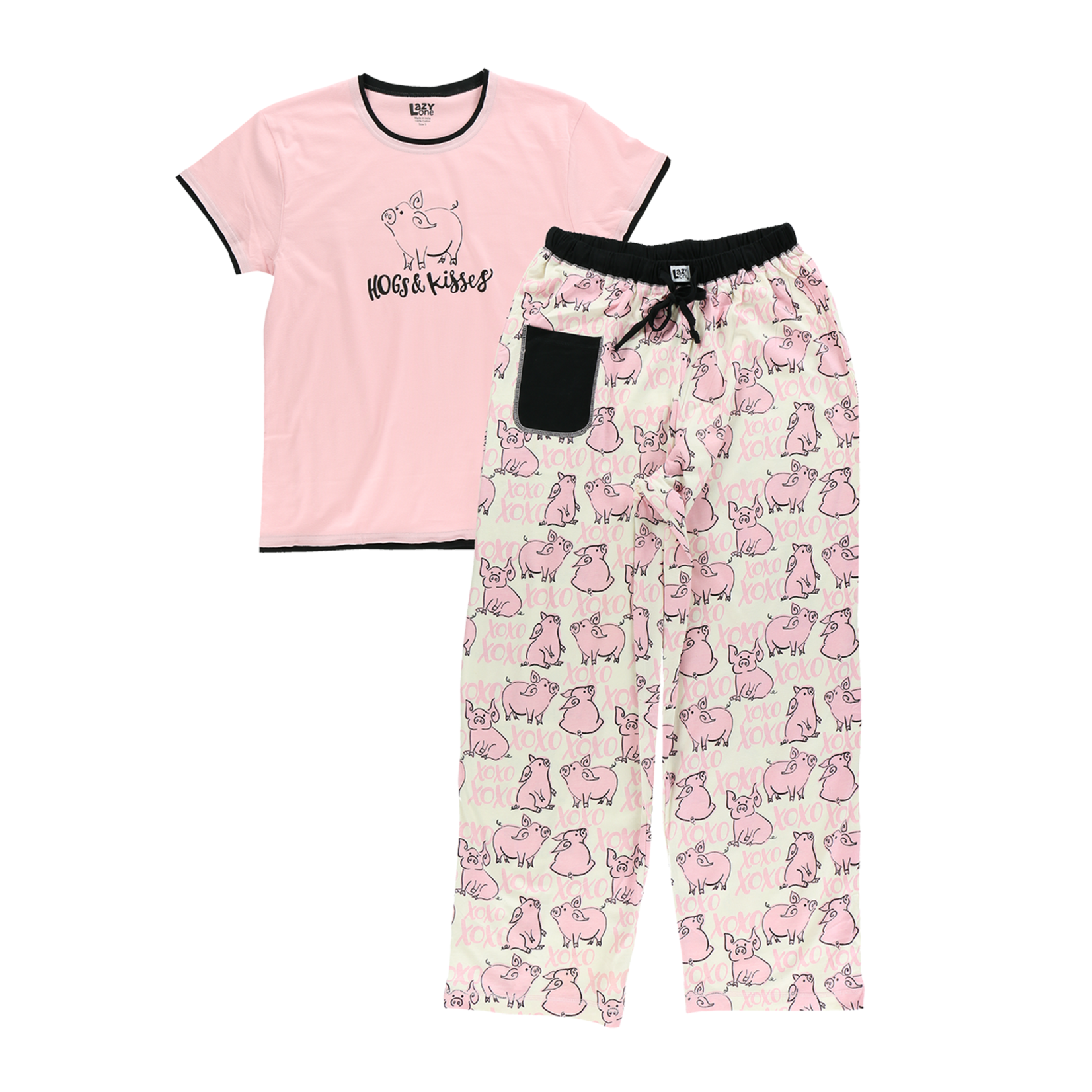LazyOne Hogs & Kisses - PJ Tee / PJ Pants