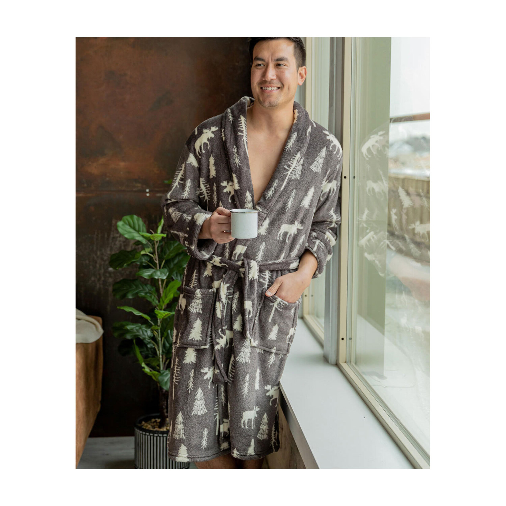 LazyOne Men's Robe - Take A Hike