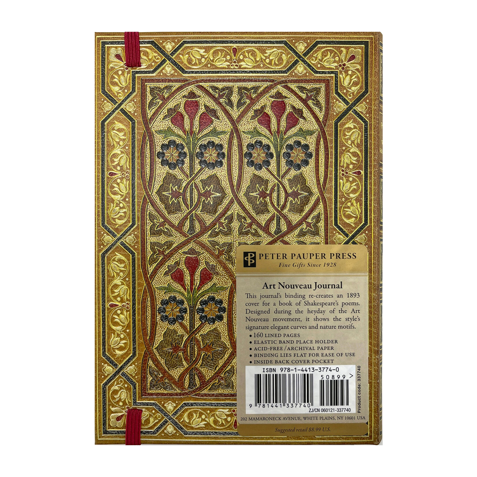 Peter Pauper Press Journal - Small - Art Nouveau