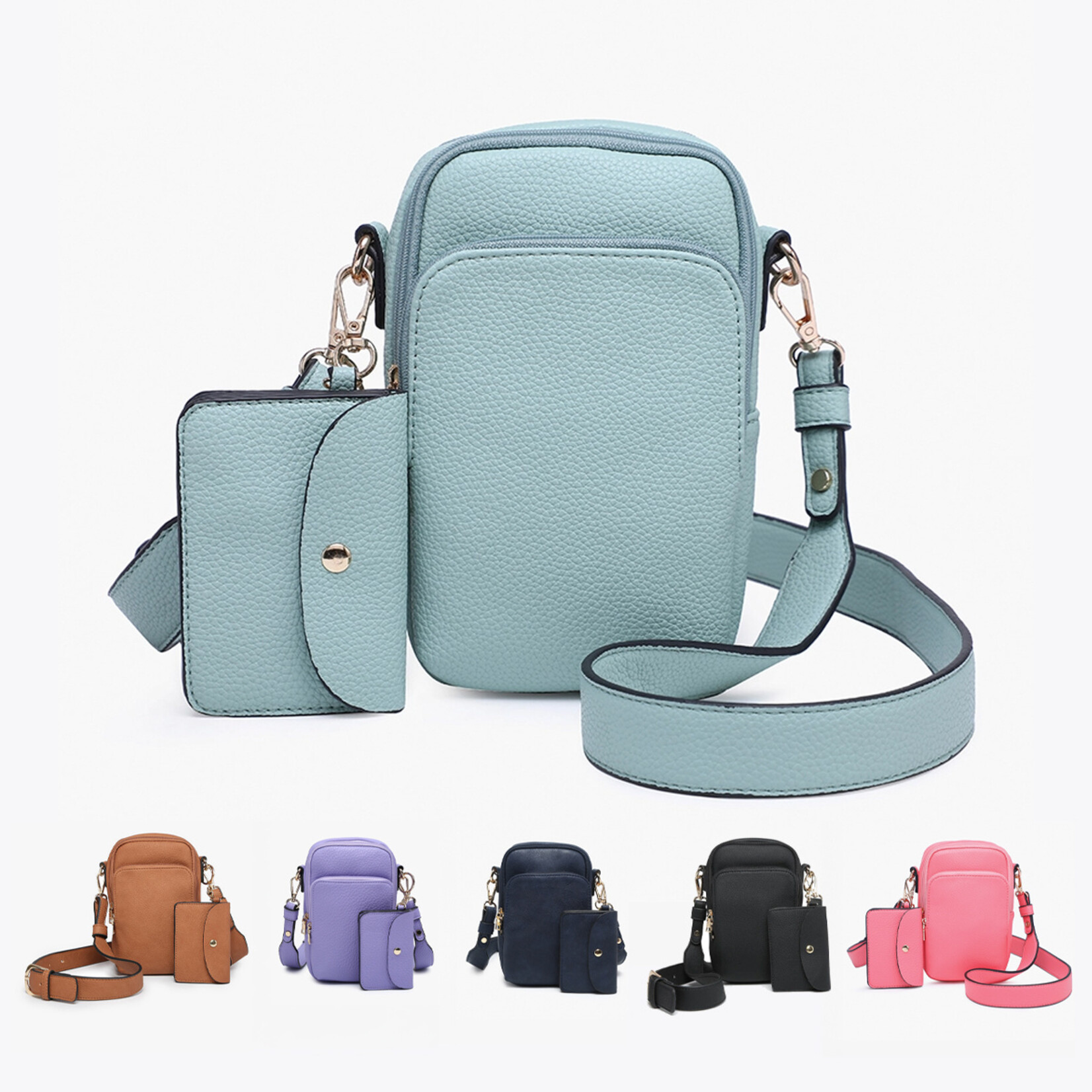 Jen & Co Parker Crossbody Bag with Pouch - Assorted Styles
