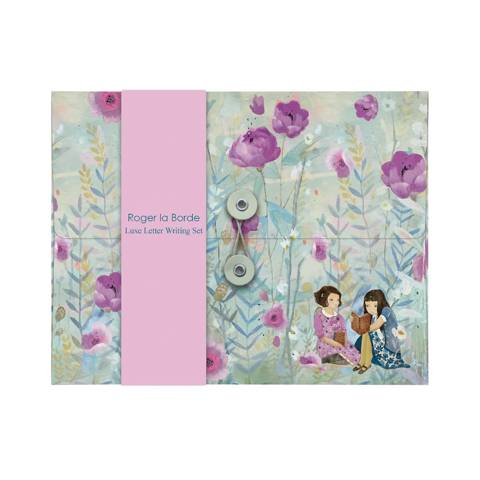 Roger La Borde Luxe Letter Writing Set - Flying Bear / Daydreamers / Dreamland Butterflies / Dreamland / Yoga in the Park / Cosmic Rabbit