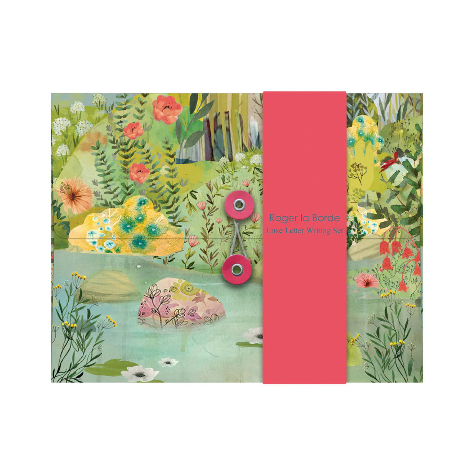 Roger La Borde Luxe Letter Writing Set - Flying Bear / Daydreamers / Dreamland Butterflies / Dreamland / Yoga in the Park / Cosmic Rabbit