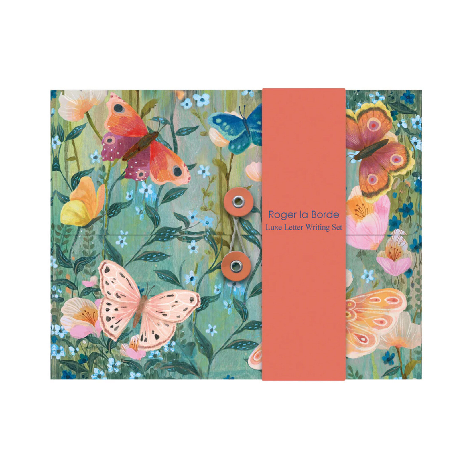 Roger La Borde Luxe Letter Writing Set - Flying Bear / Daydreamers / Dreamland Butterflies / Dreamland / Yoga in the Park / Cosmic Rabbit
