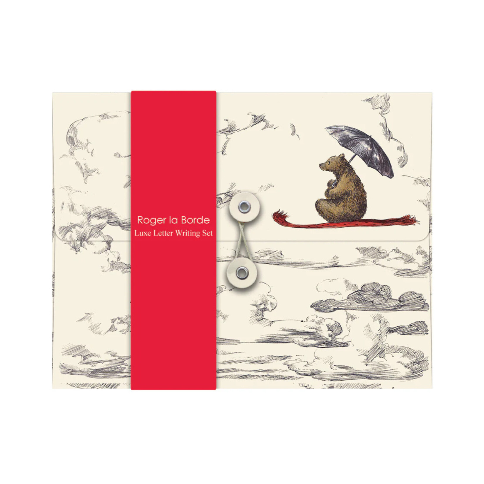 Roger La Borde Luxe Letter Writing Set - Flying Bear / Daydreamers / Dreamland Butterflies / Dreamland / Yoga in the Park / Cosmic Rabbit