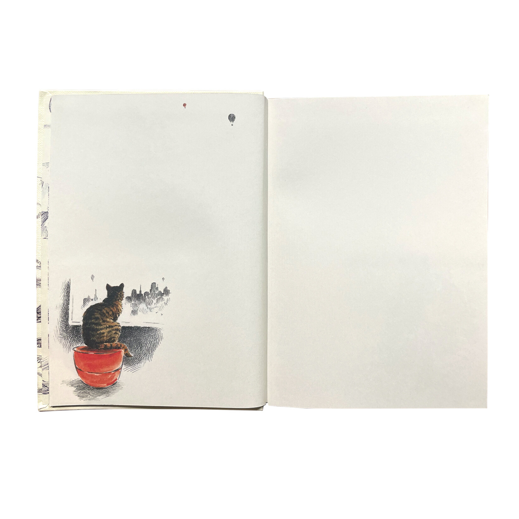 Roger la Borde Illustrated Journal - Flying Bear (Blue)