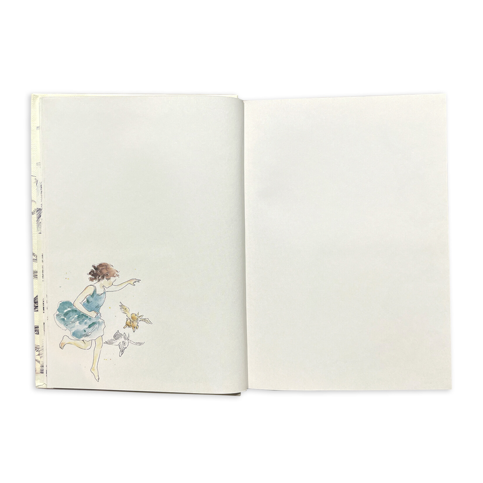 Roger la Borde Illustrated Journal - Flying Bear (Blue)