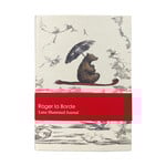 Roger la Borde Illustrated Journal - Flying Bear (Red)