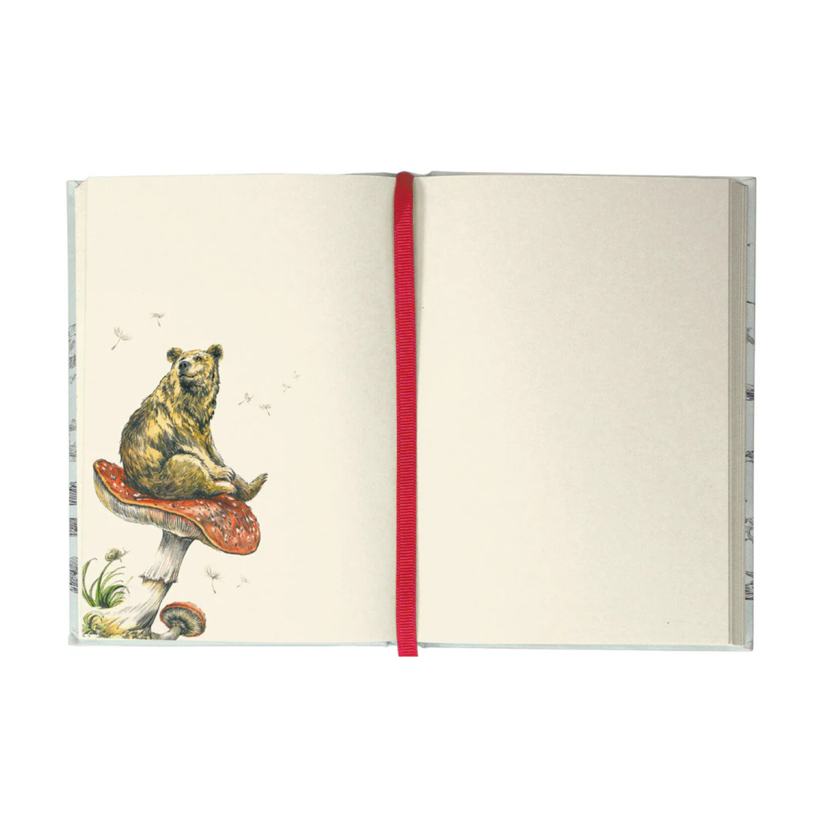 Roger la Borde Illustrated Journal - Flying Bear (Red)