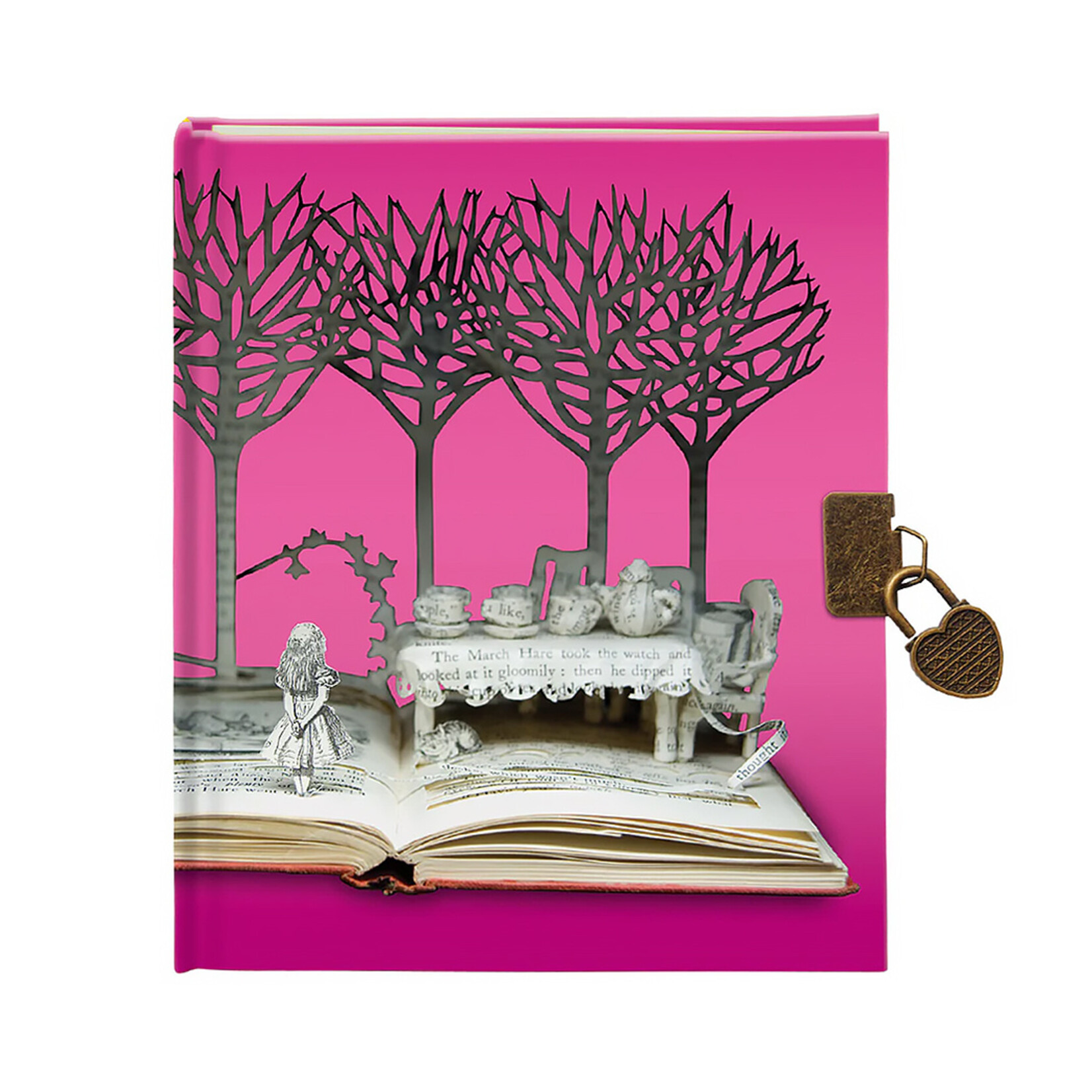 Roger La Borde Locking Journal - Scissors Paper Tree