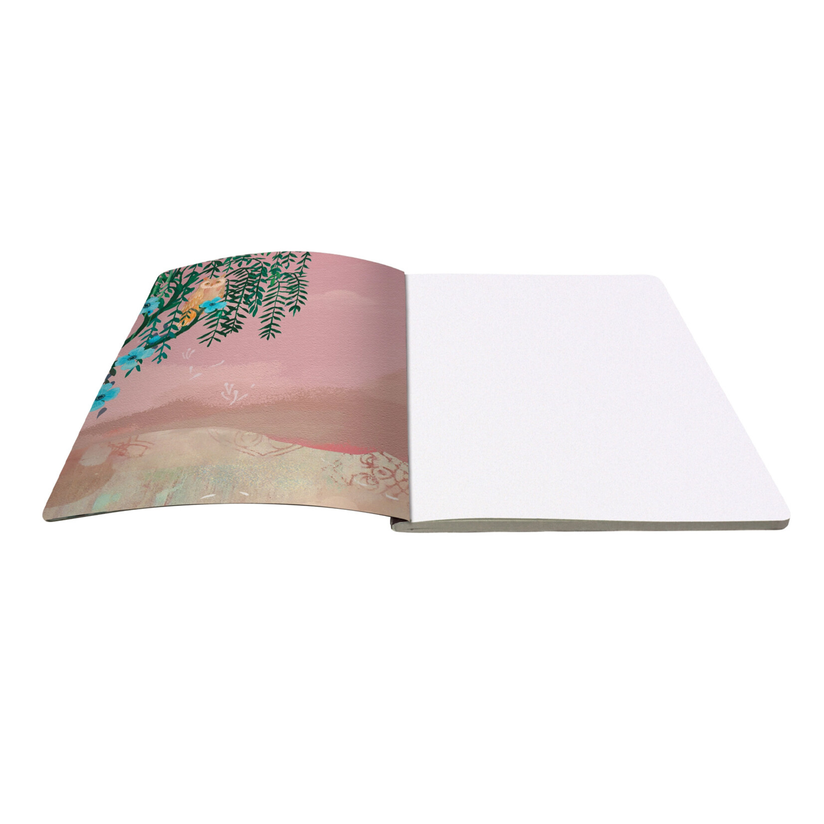 Roger la Borde Softcover Journal - Moonlit Meadow
