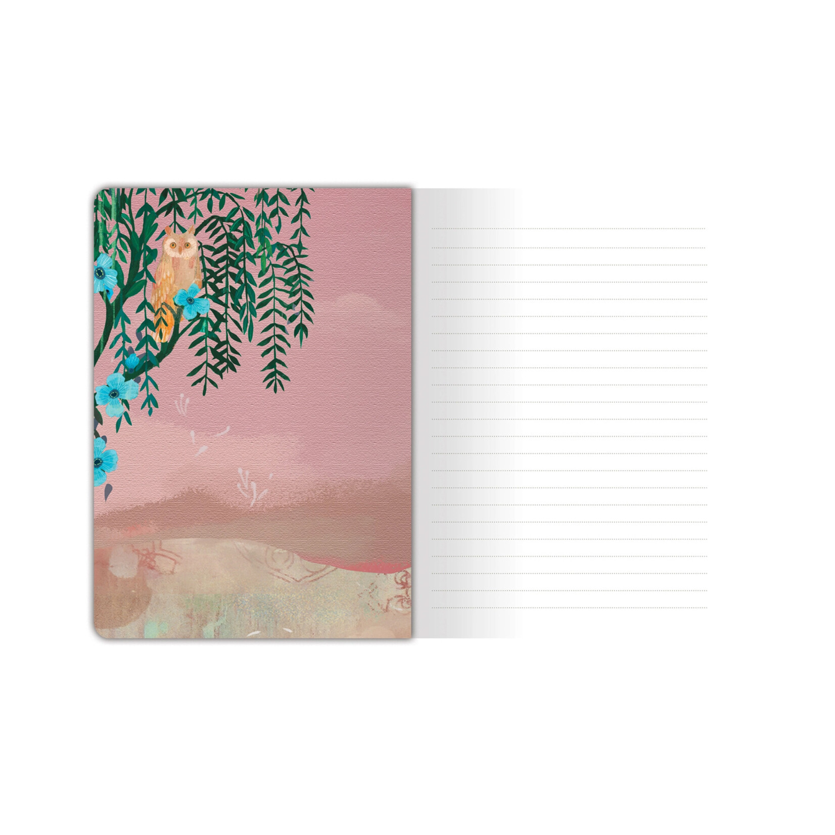 Roger la Borde Softcover Journal - Moonlit Meadow