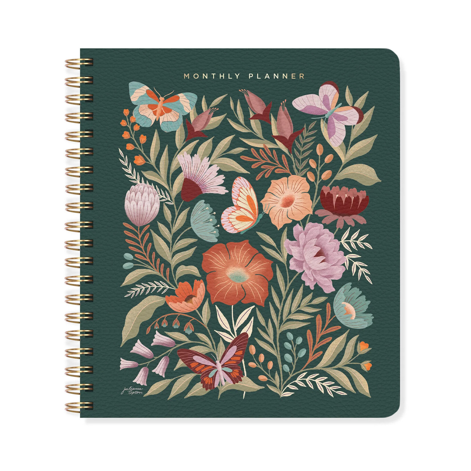 Fringe Undated Monthly Planner - Juliana Tipton Flowers