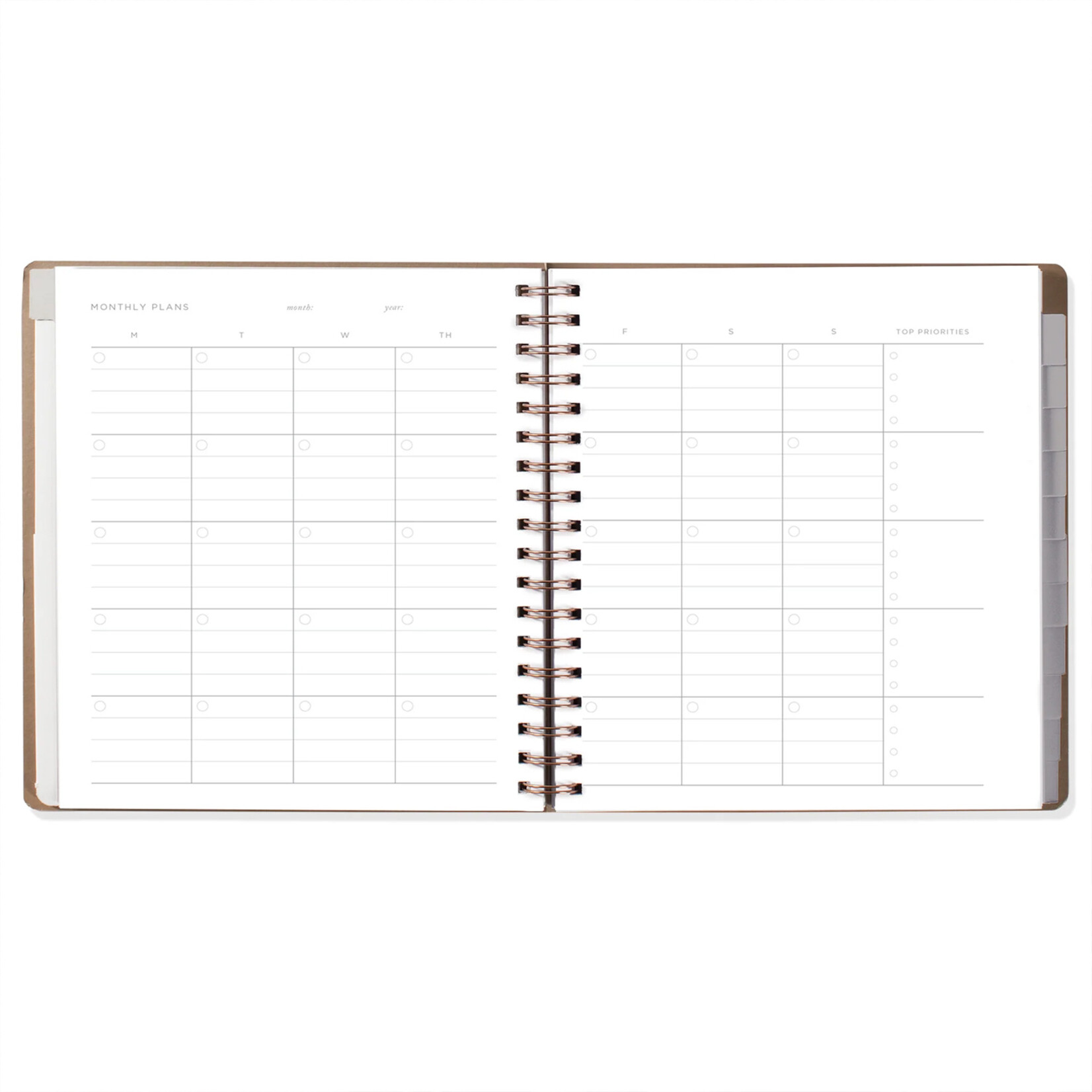 Fringe Undated Monthly Planner - Juliana Tipton Flowers