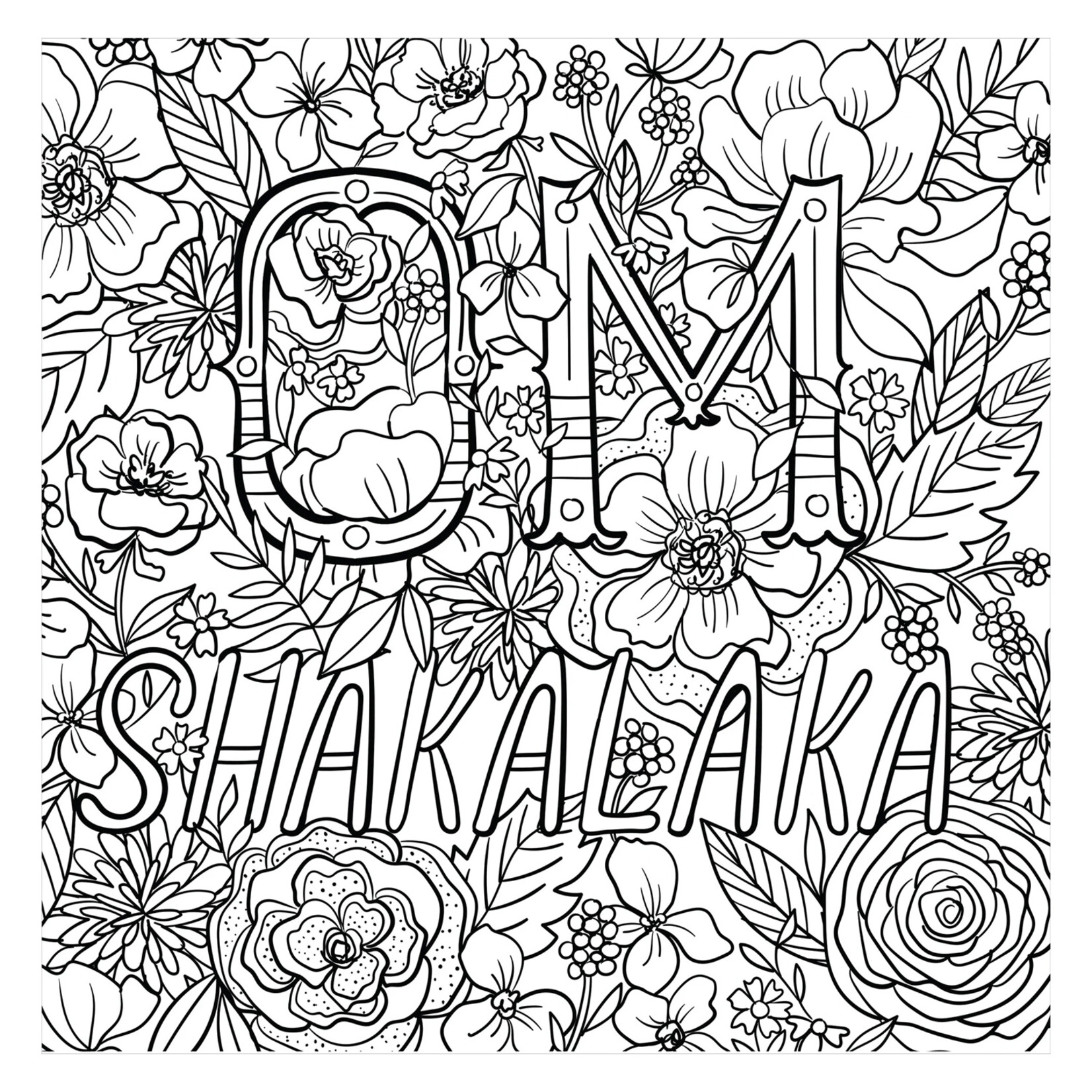 Peter Pauper Press Artist's Coloring Book - Inner F*cking Peace