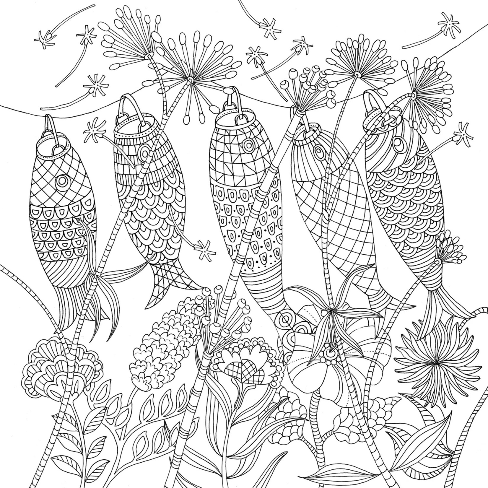 Peter Pauper Press Artist's Coloring Book - Zen Garden