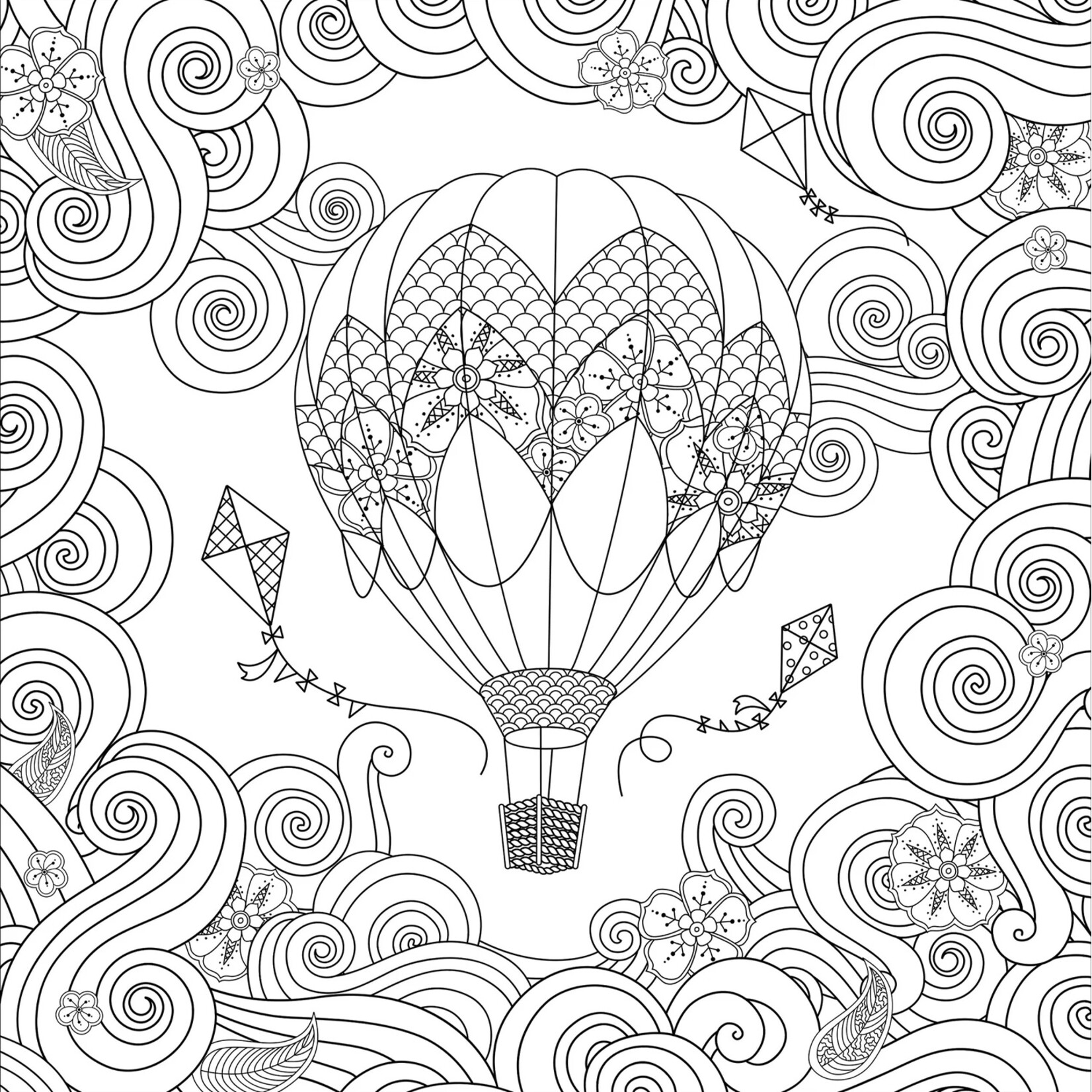 Peter Pauper Press Artist's Coloring Book - Boho Dreams