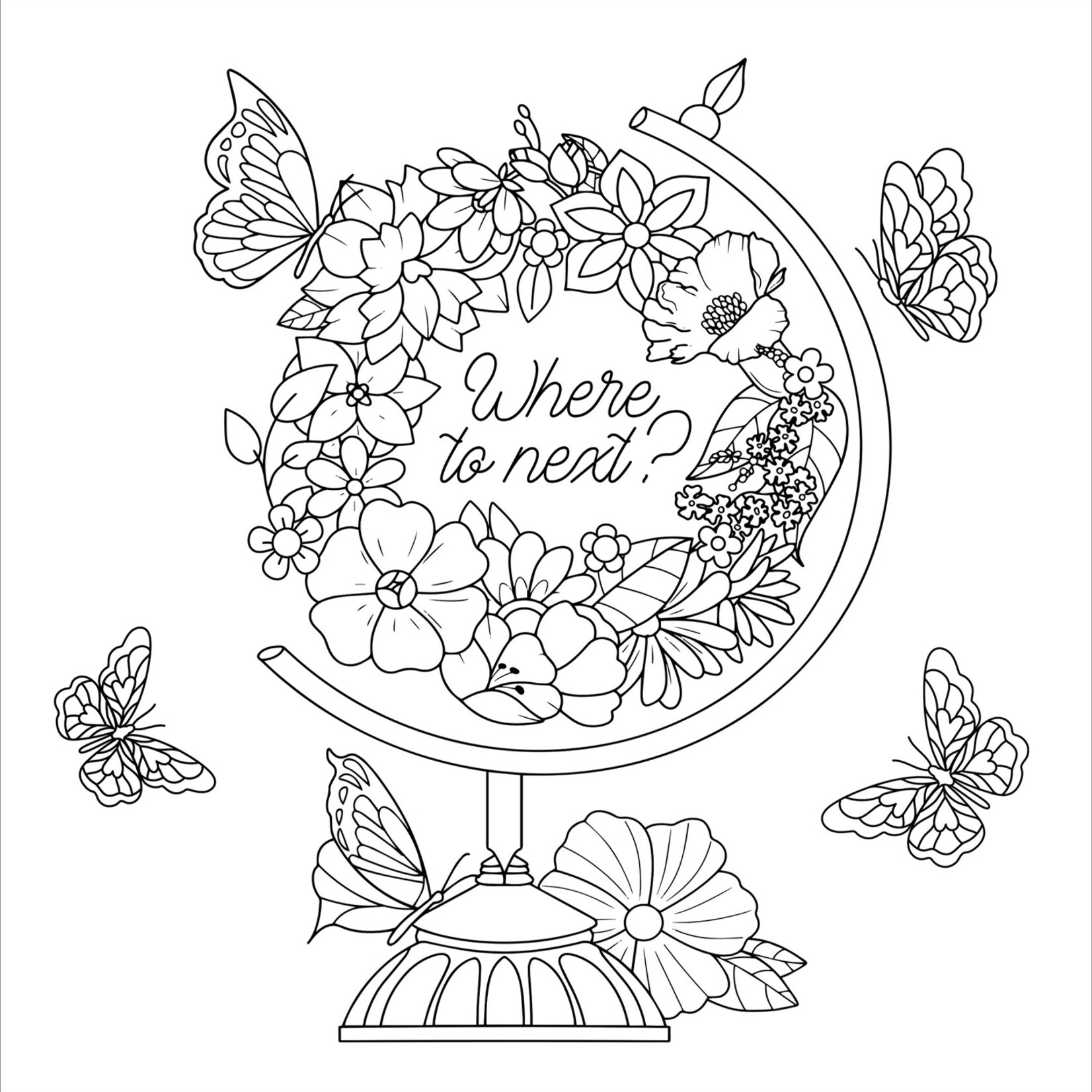 Peter Pauper Press Artist's Coloring Book - Boho Dreams