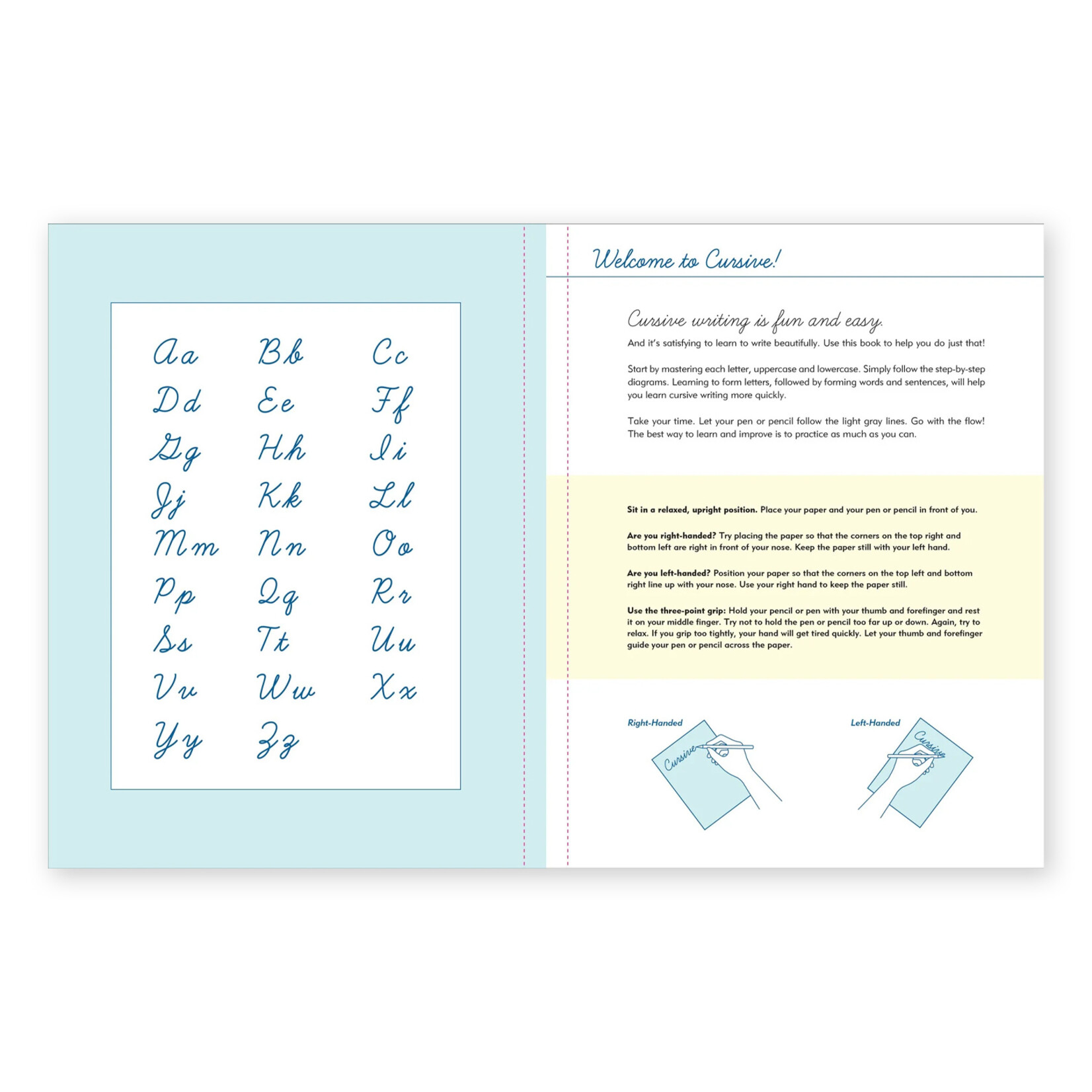 Peter Pauper Press Cursive Workbook - For Teens & Young Adults