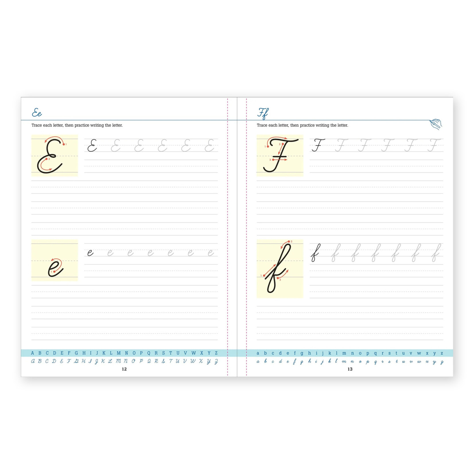 Peter Pauper Press Cursive Workbook - For Teens & Young Adults