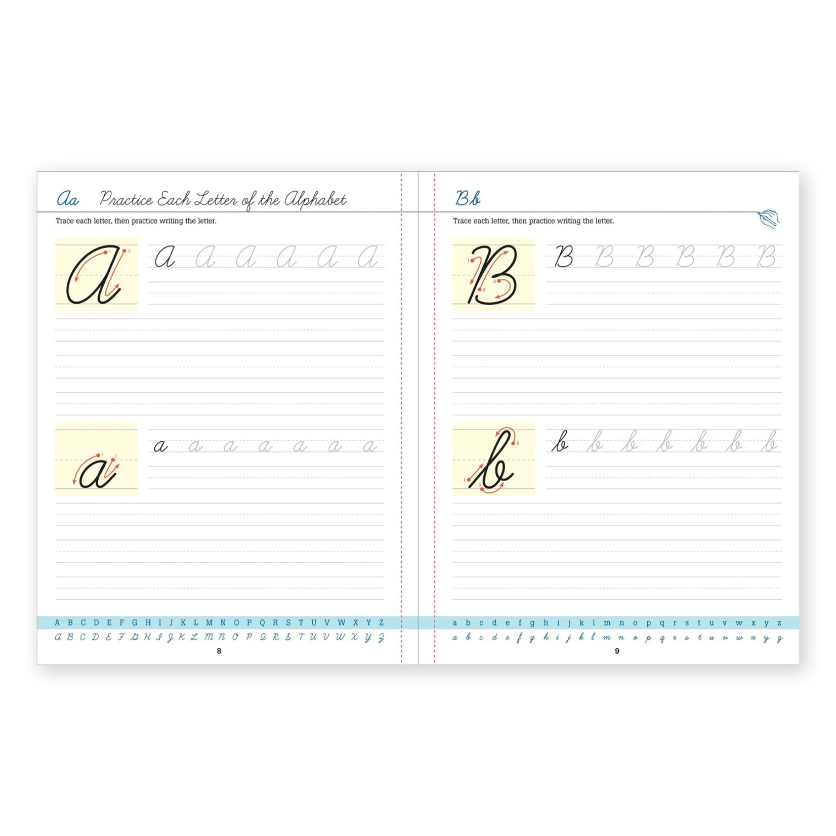 Peter Pauper Press Cursive Workbook - For Teens & Young Adults