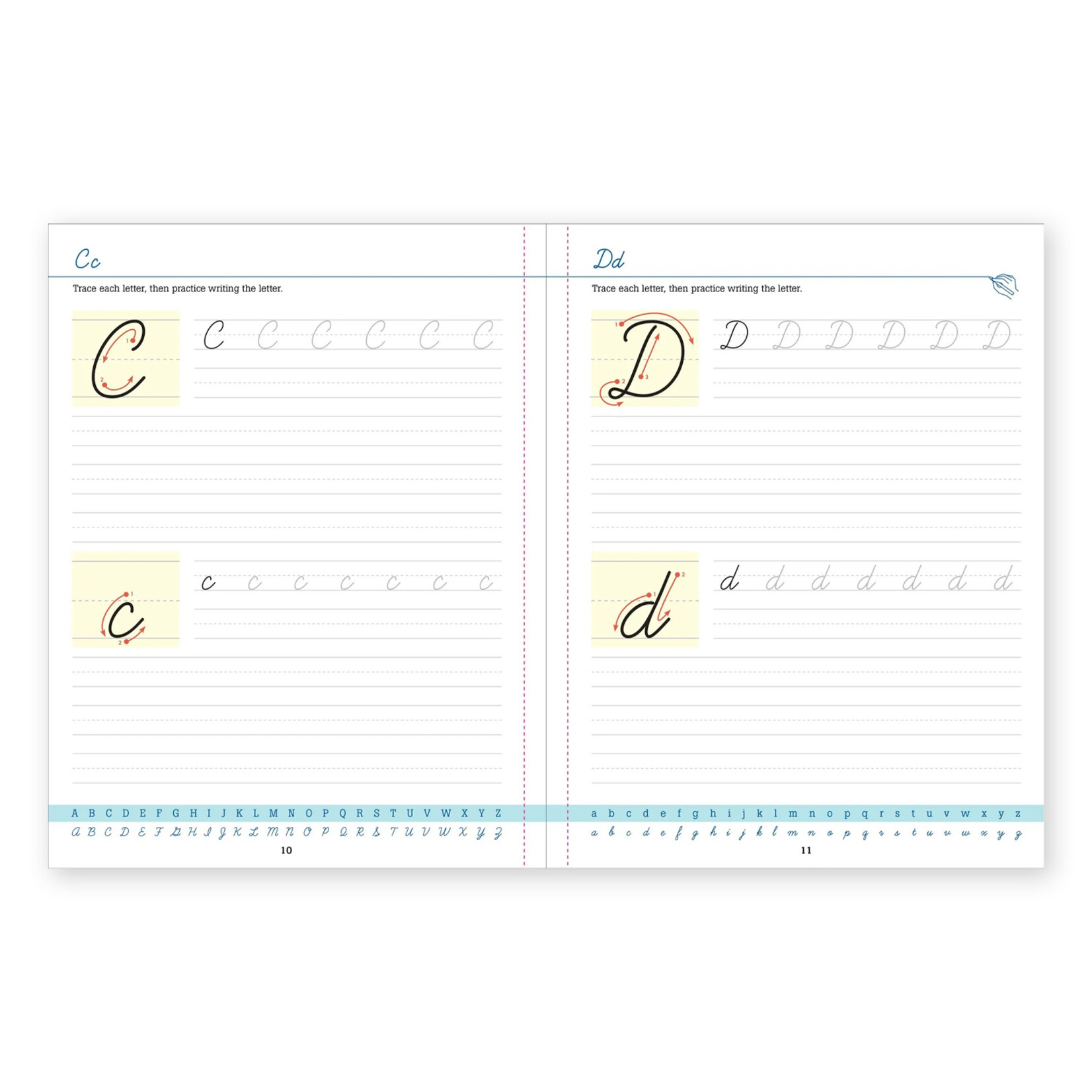 Peter Pauper Press Cursive Workbook - For Teens & Young Adults