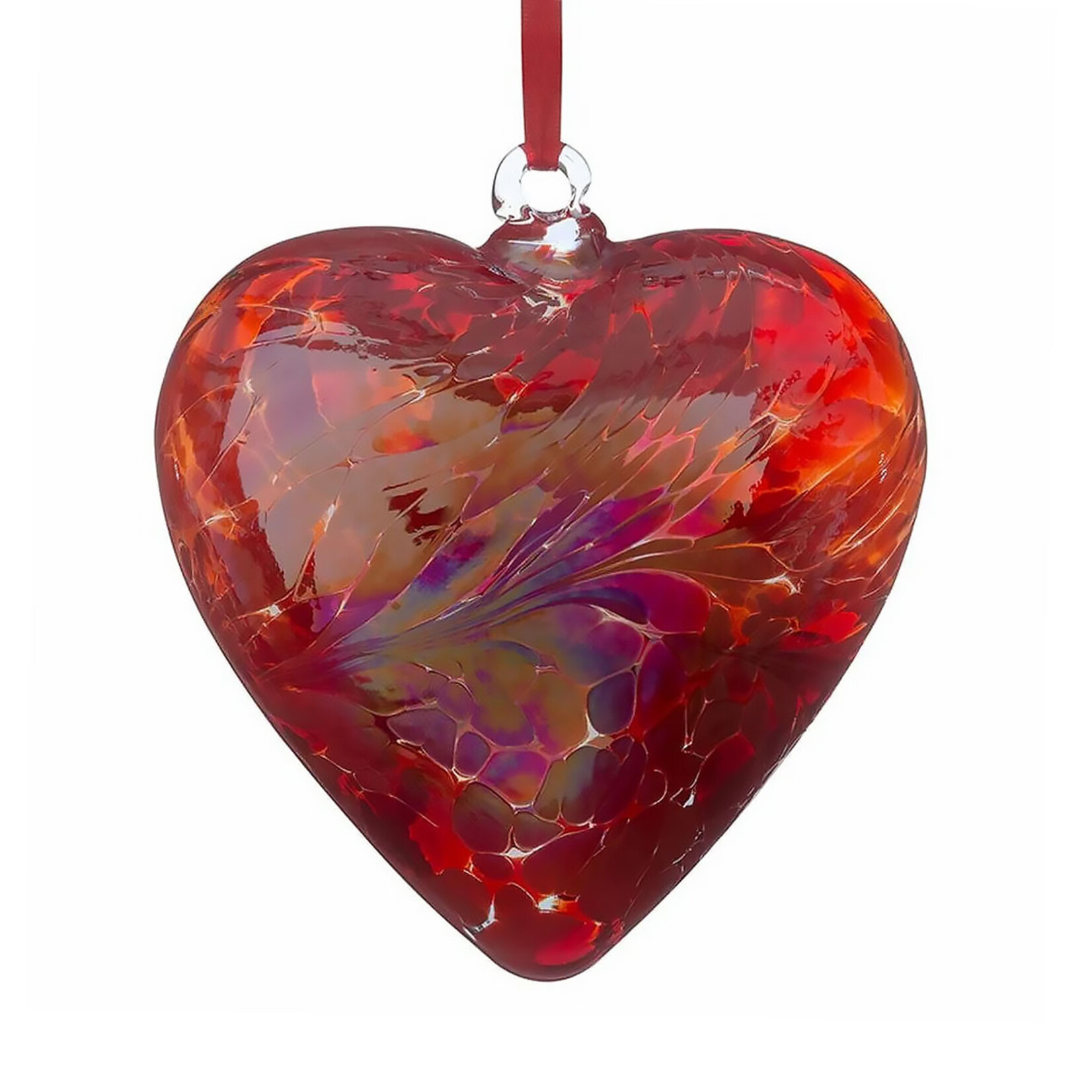 Sienna Glass Glass Friendship Heart