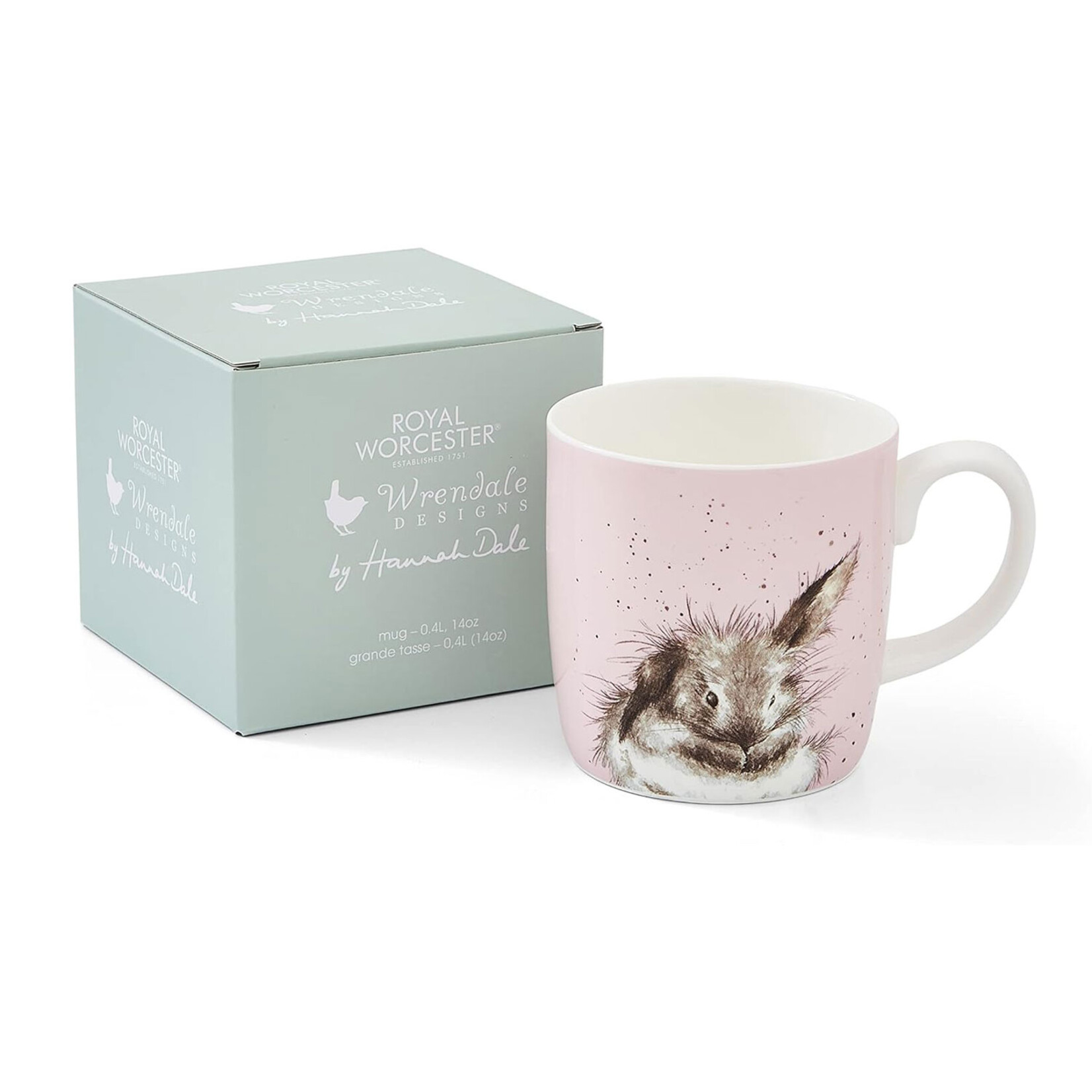 Wrendale 14oz Mug - Bathtime Rabbit