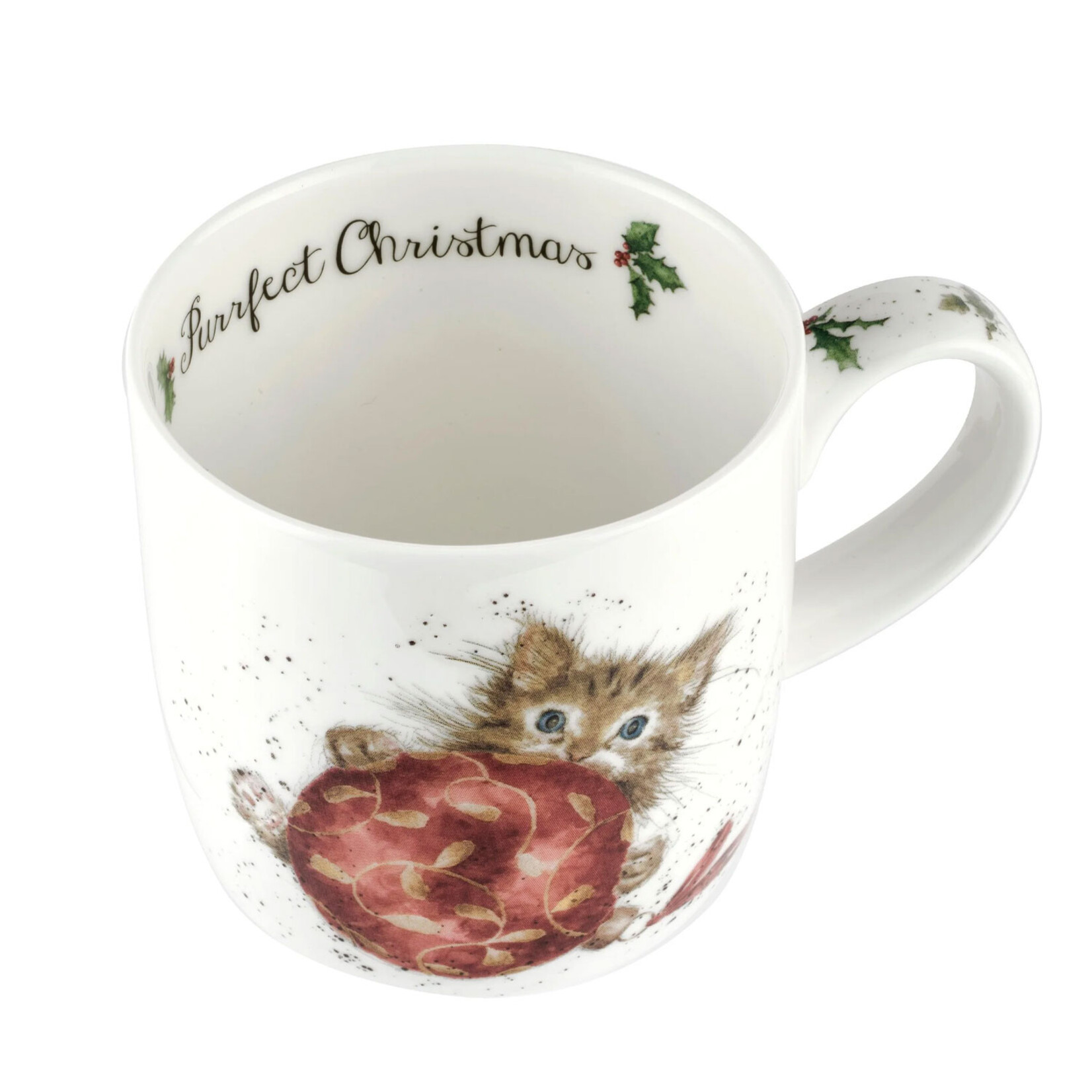 Wrendale Mug - Purrfect Christmas Kitten