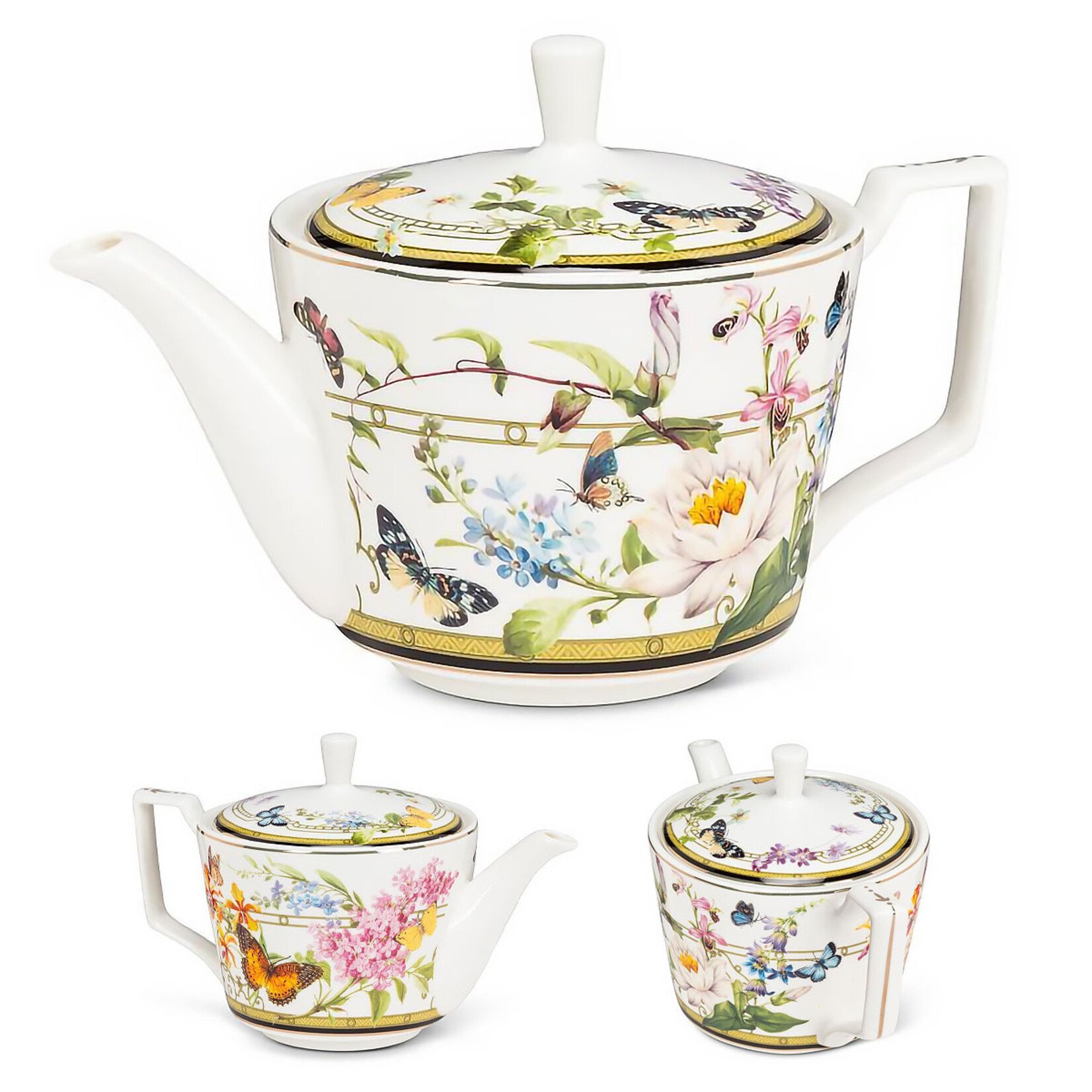 Abbott Tea Set - Butterfly Garden