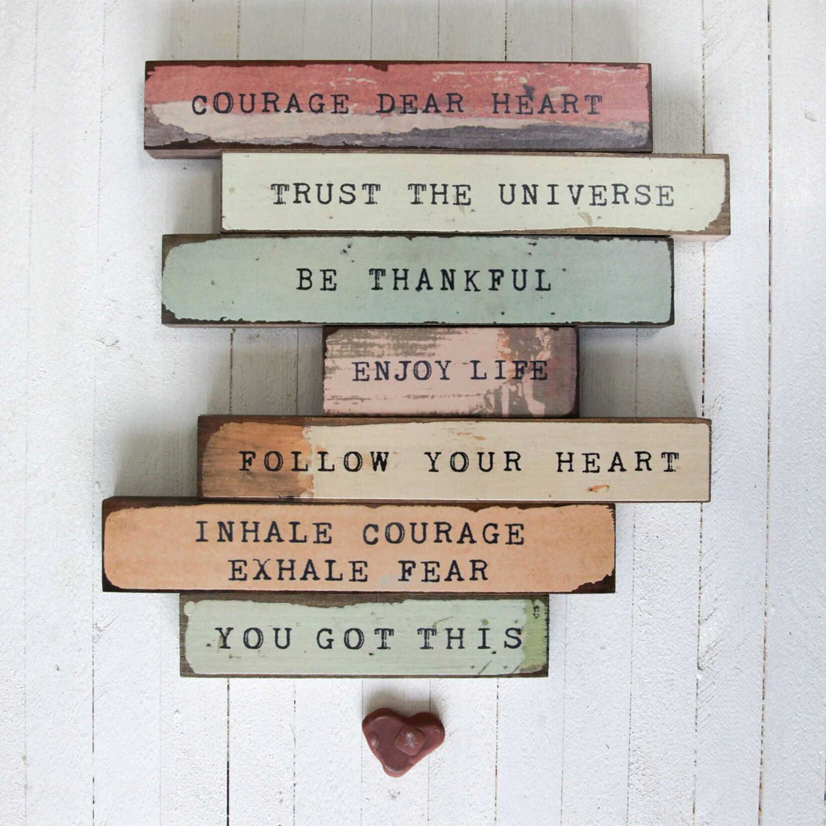 Cedar Mountain Timber Bits - Large - Inhale Courage, Exhale Fear
