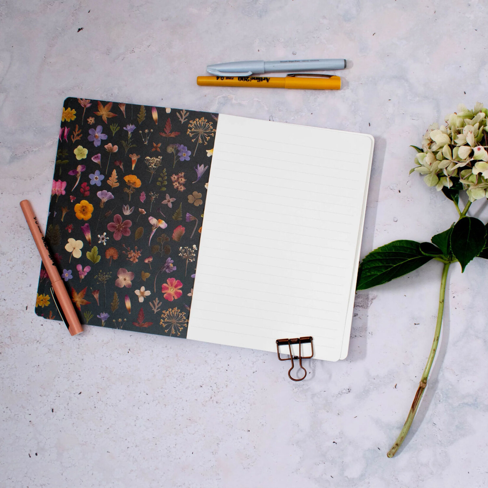 Museums & Galleries Softcover Notebook - Cottage Garden Hedgehog