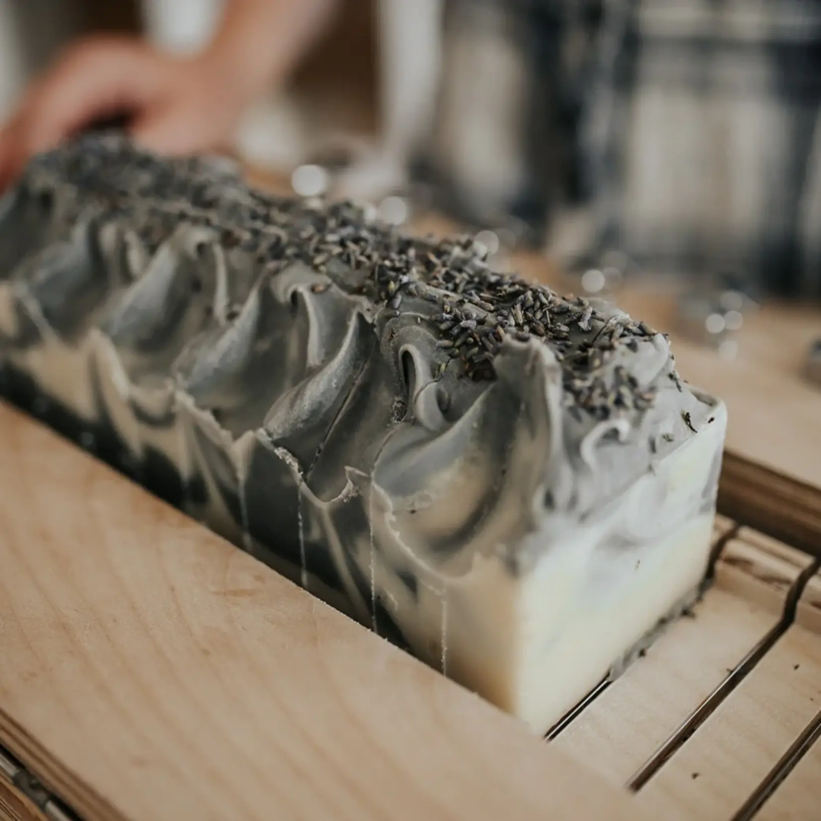 SOAK Bath Co Soap Bar - Charcoal Lavender