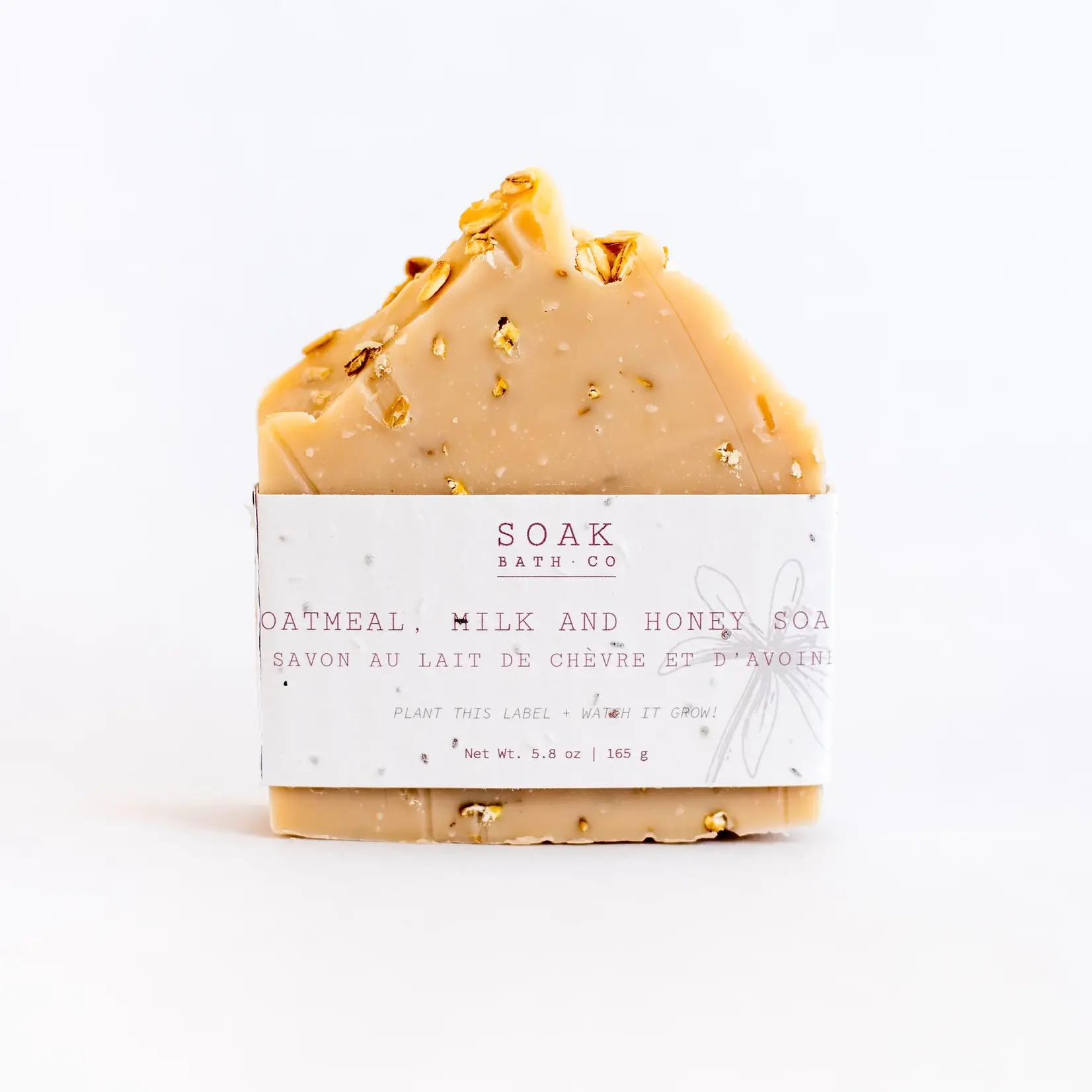 SOAK Bath Co Soap Bar - Oatmeal, Milk & Honey