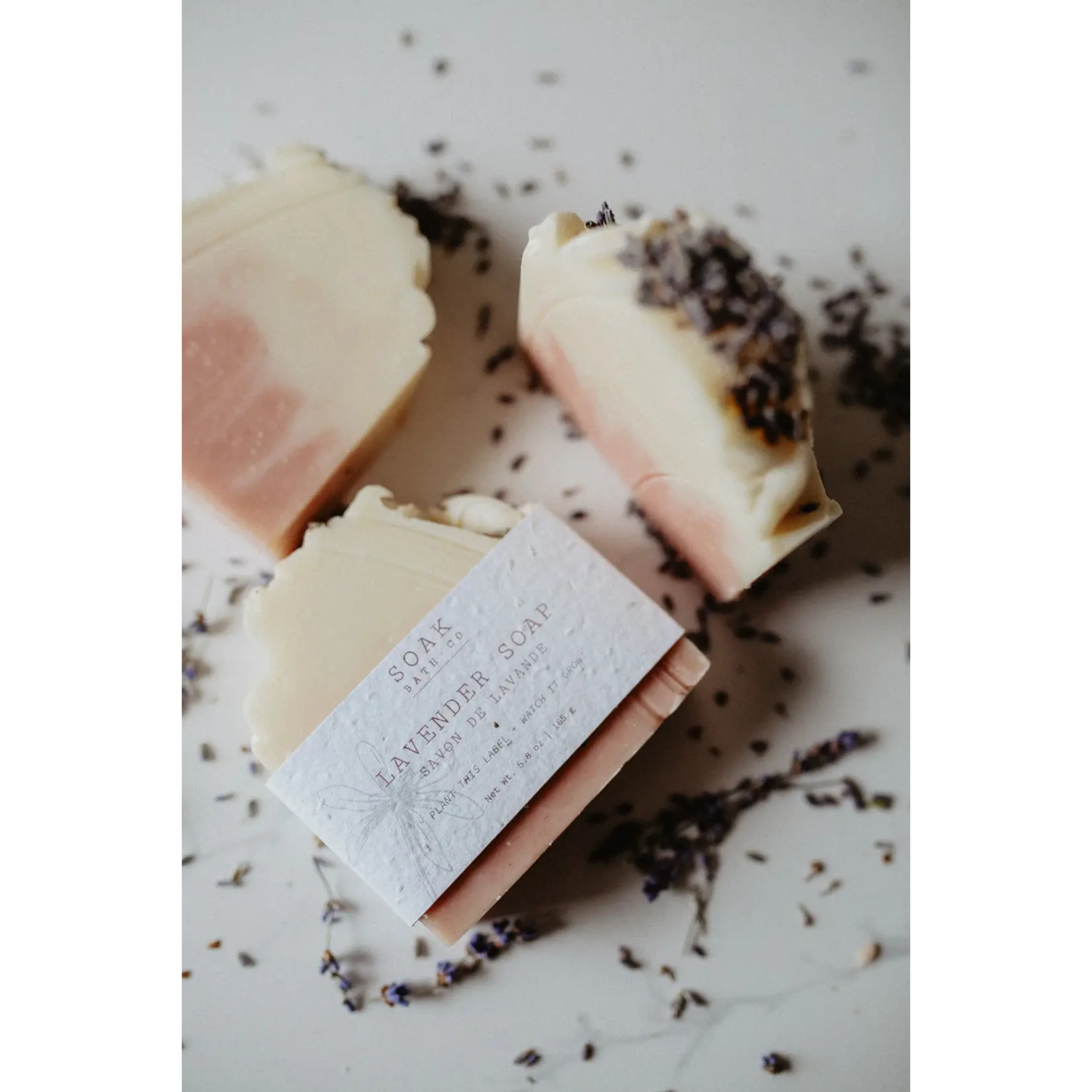 SOAK Bath Co Soap Bar - Lavender