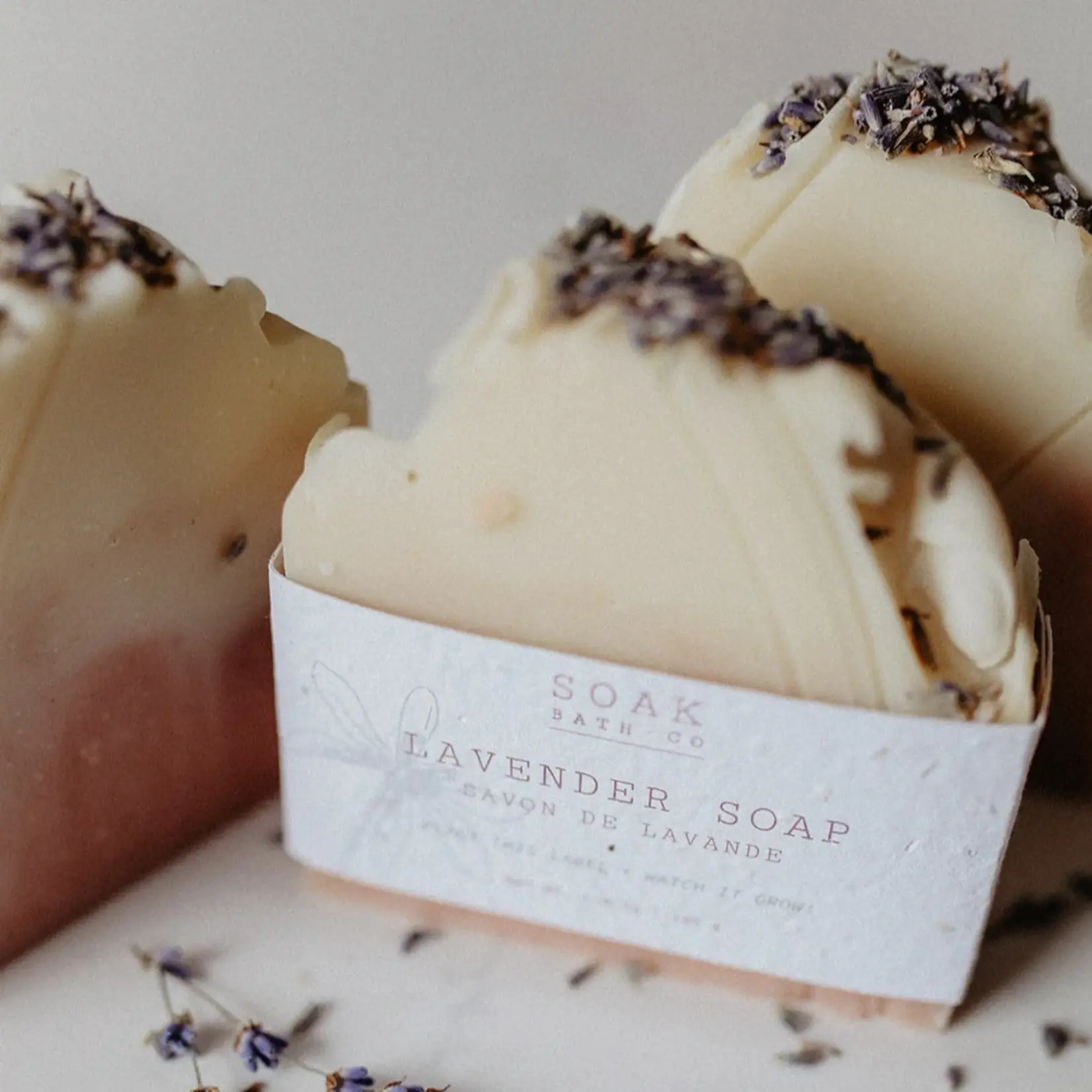 SOAK Bath Co Soap Bar - Lavender