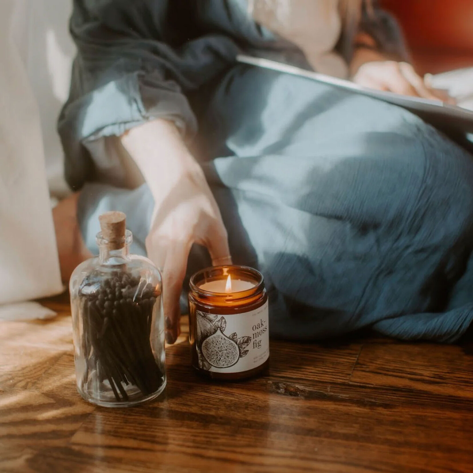 Broken Top Oakmoss Fig - 9oz Soy Candle