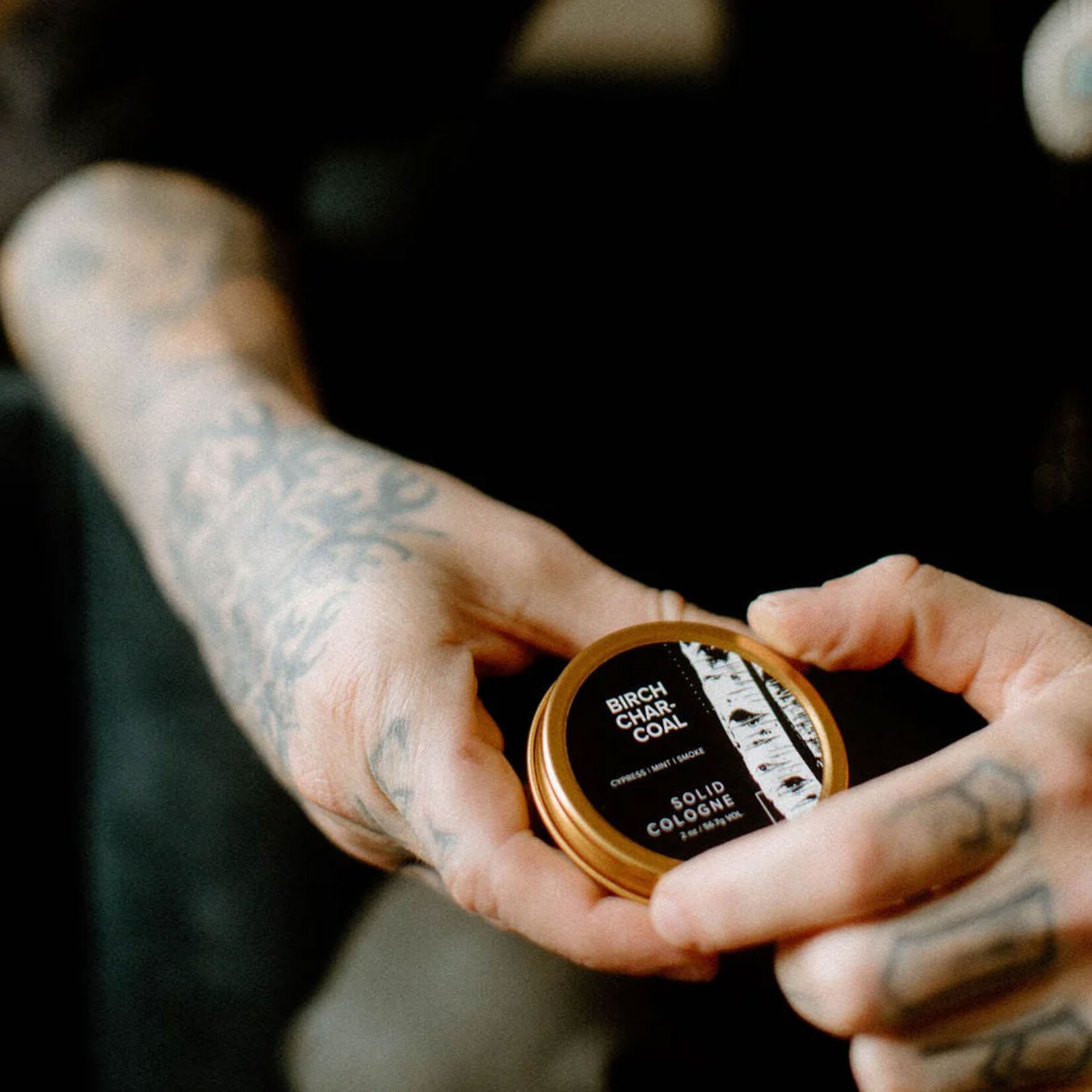 Broken Top Birch Charcoal - Solid Cologne | Bar Soap | Soy Candle
