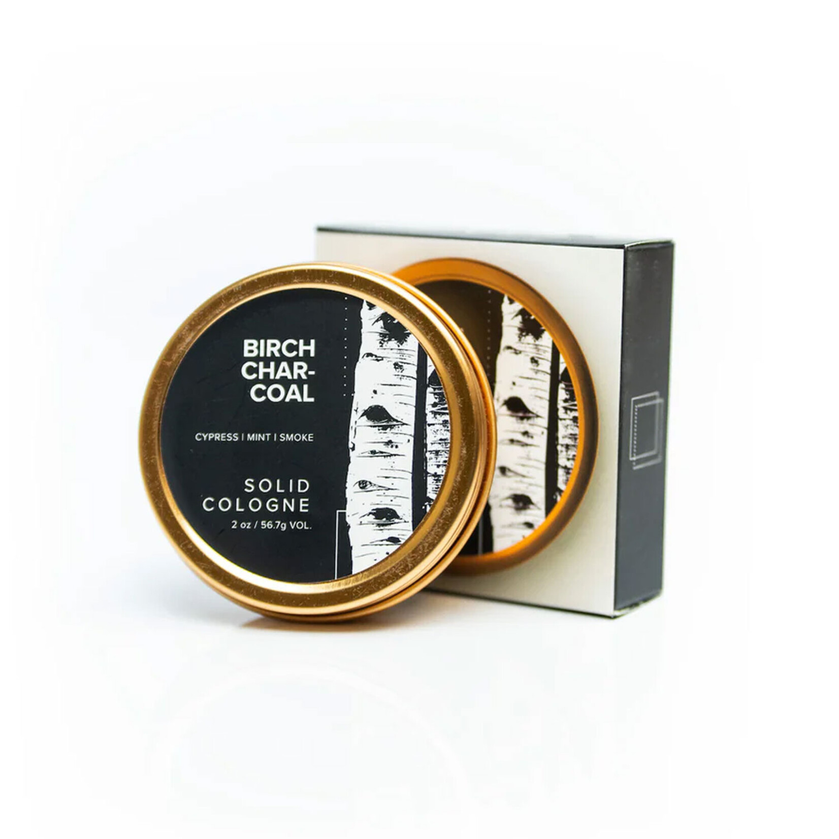 Broken Top Birch Charcoal - Solid Cologne | Bar Soap | Soy Candle