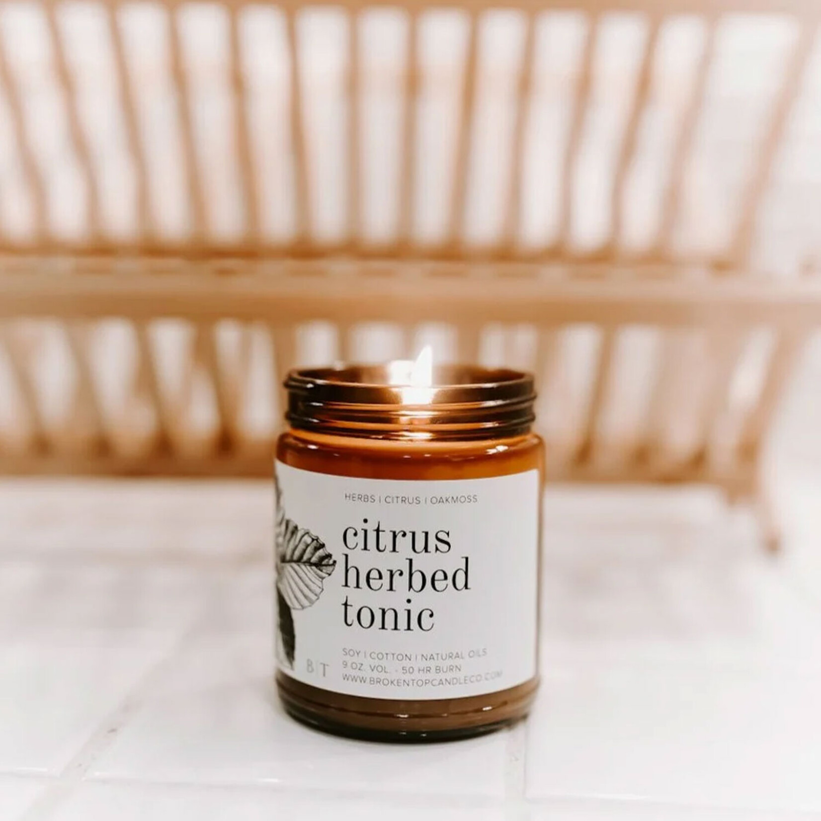 Broken Top Citrus Herbed Tonic - Linen Spray | Reed Diffuser | Soy Candle
